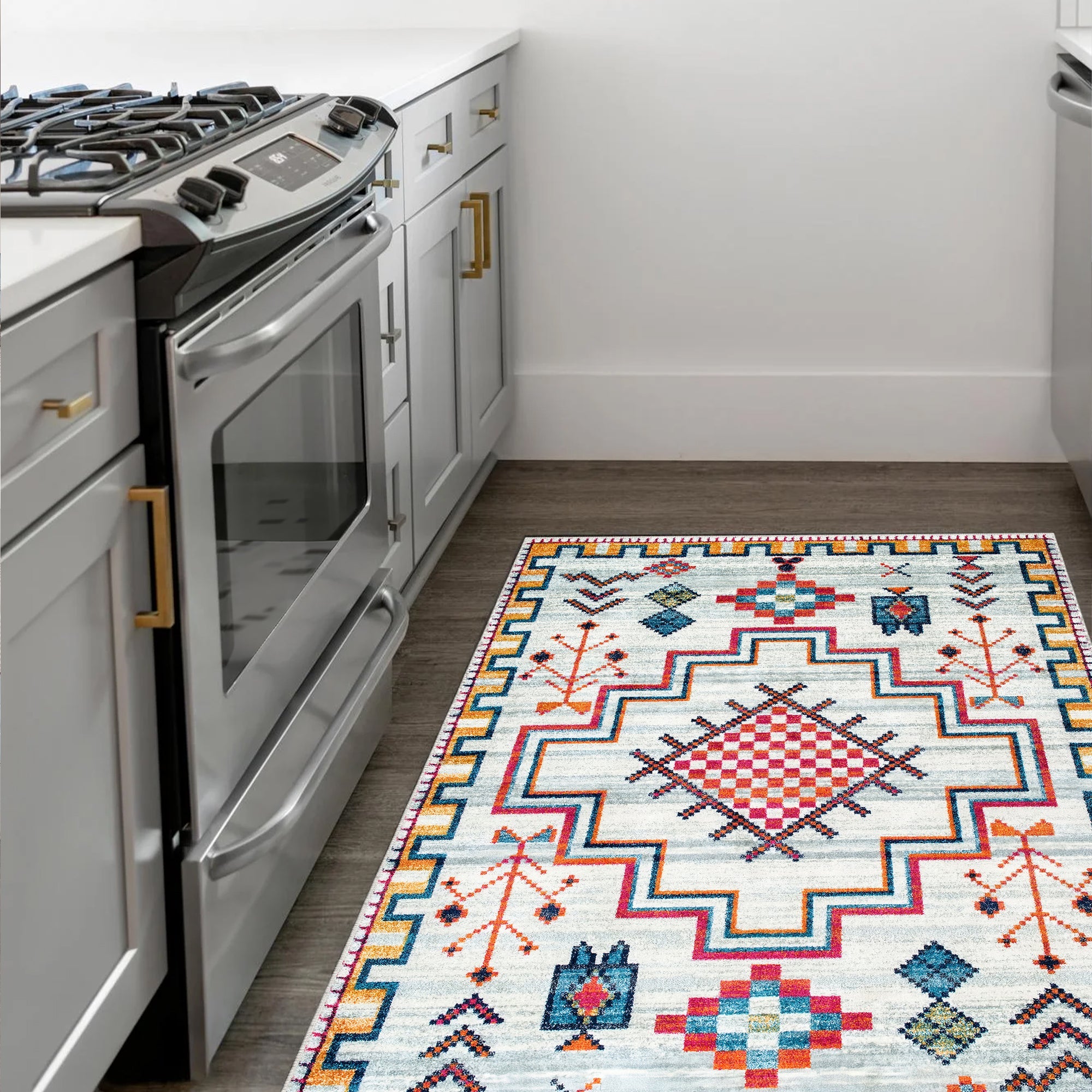 Whiskers Machine Washable Area Rug