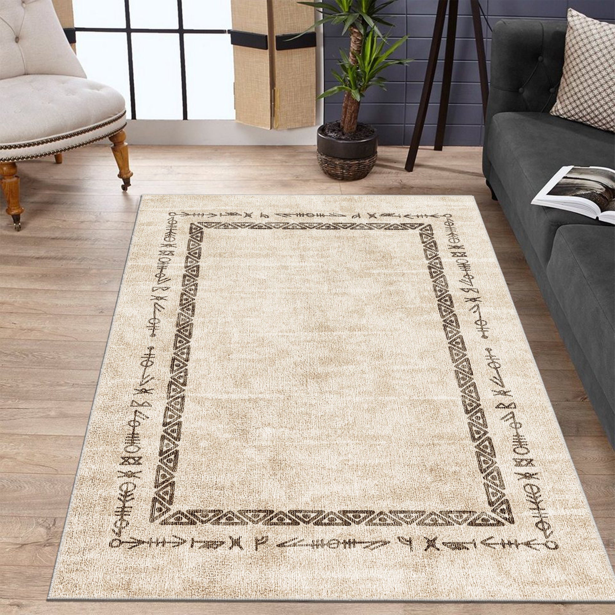 Fuzzy Machine Washable Area Rug