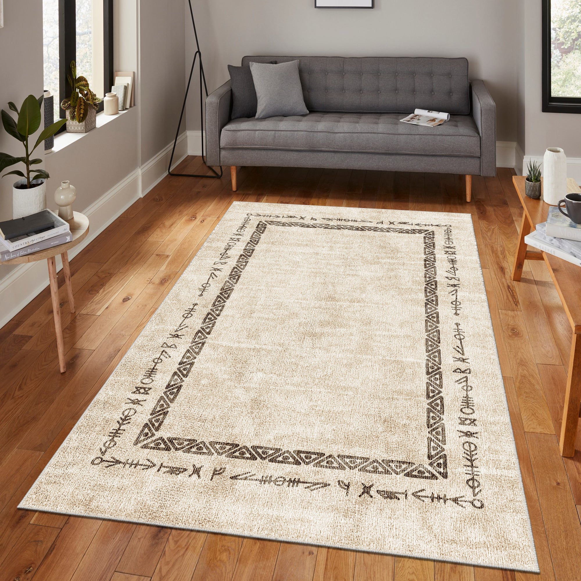 Fuzzy Machine Washable Area Rug
