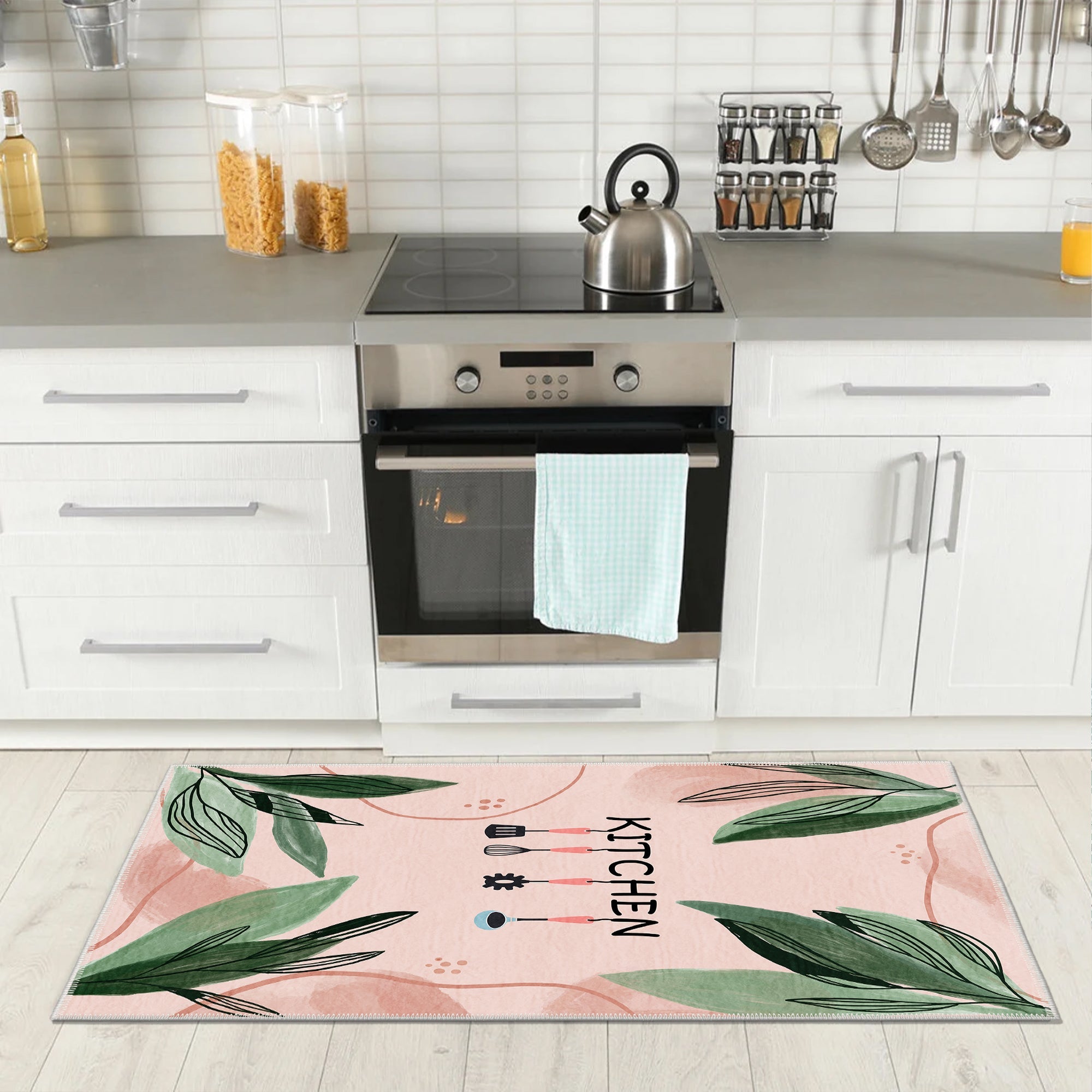 Violet Machine Washable Area Rug