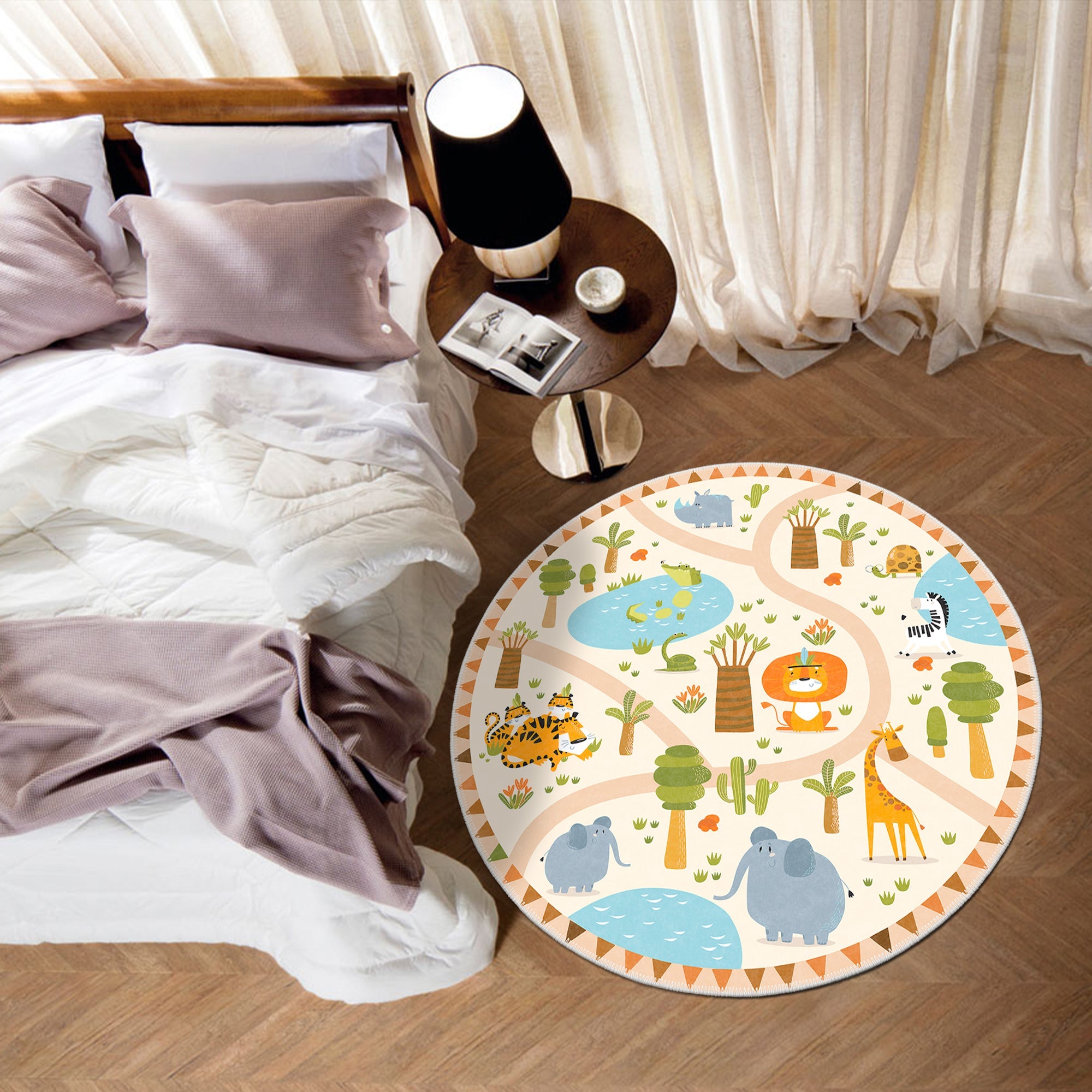 Kiwi Machine Washable Area Rug