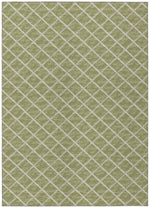 Luxury Machine Washable Indoor/Outdoor Transitional YO1 Aloe Green Rug 3' x 5' #shape_Rectangle