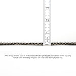 Luxury Machine Washable Indoor/Outdoor Transitional YO1 Black Rug 1'8" x 2'6" #shape_Rectangle