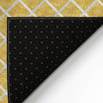 Luxury Machine Washable Indoor/Outdoor Transitional YO1 Gold Rug 1'8" x 2'6" #shape_Rectangle