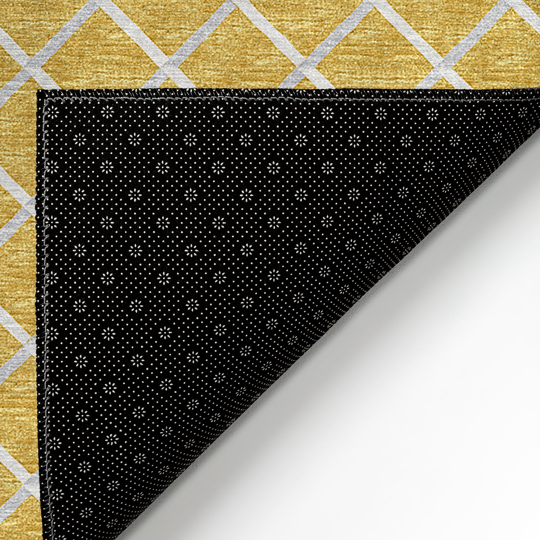 Luxury Machine Washable Indoor/Outdoor Transitional YO1 Gold Rug 1'8" x 2'6" #shape_Rectangle