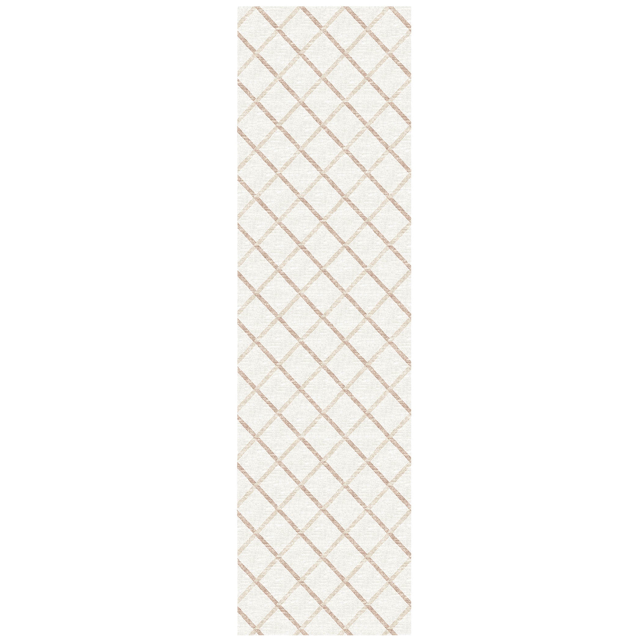 Luxury Machine Washable Indoor/Outdoor Transitional YO1 Ivory Rug 2'3" x 10' #shape_Runner