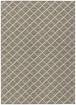 Luxury Machine Washable Indoor/Outdoor Transitional YO1 Taupe Brown Rug 3' x 5' #shape_Rectangle