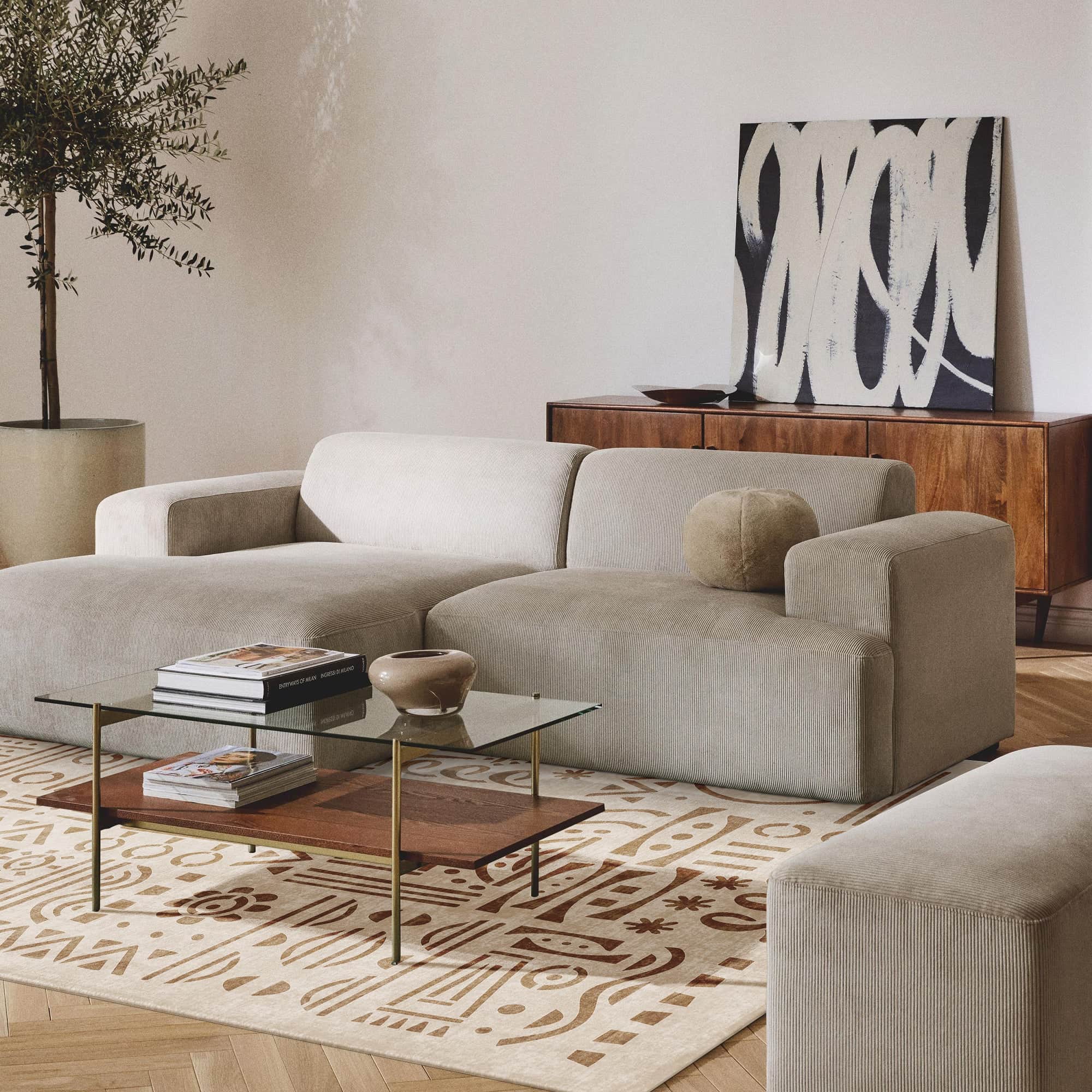 Zen Machine Washable Area Rug Flashrug