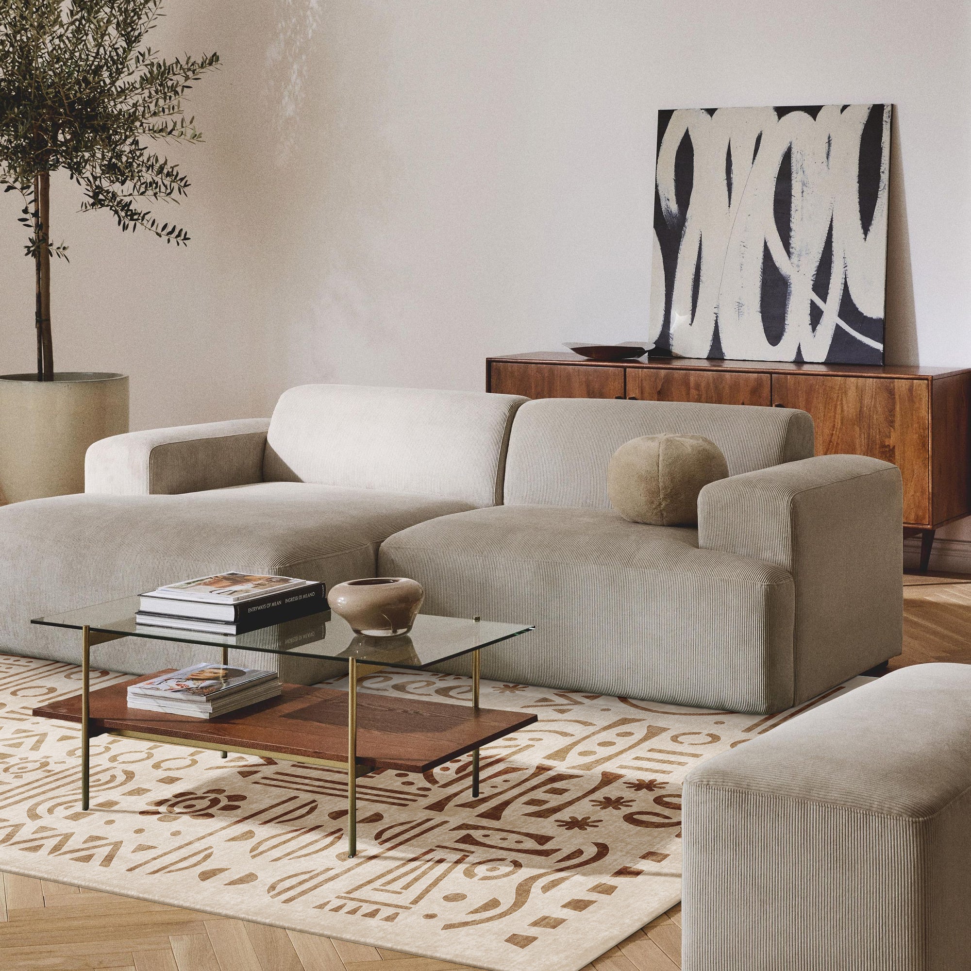 Zen Machine Washable Area Rug