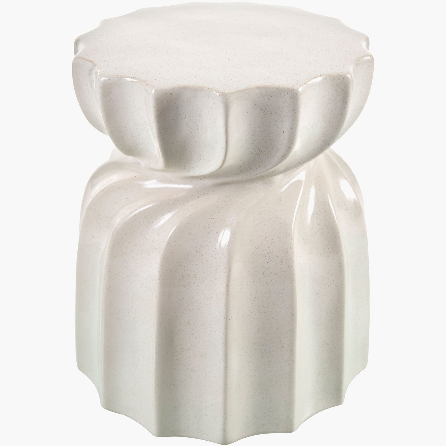Alexia Garden Stool in Cream