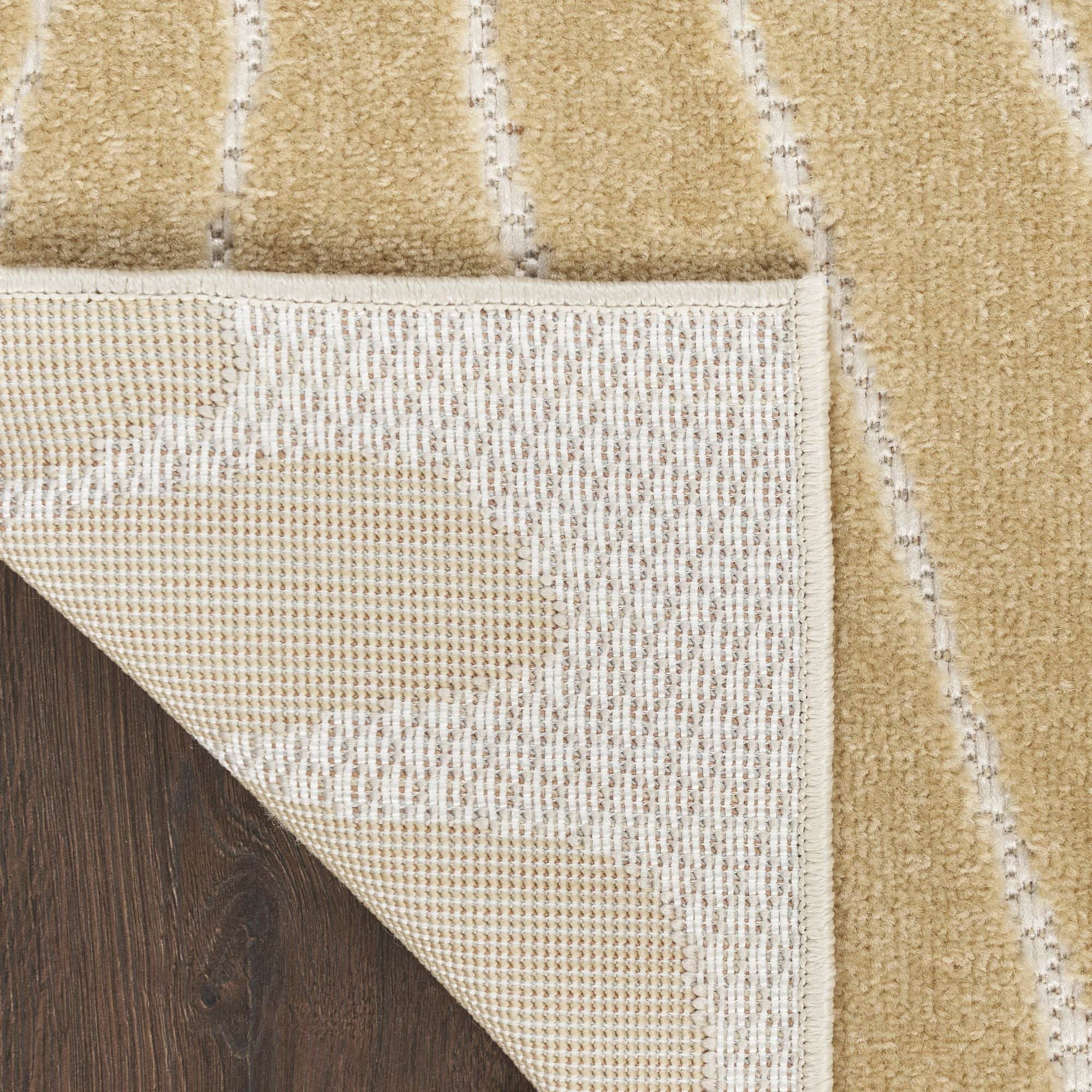 Ivory Multicolor Coastal Indoor Outdoor Polypropylene Area Rug