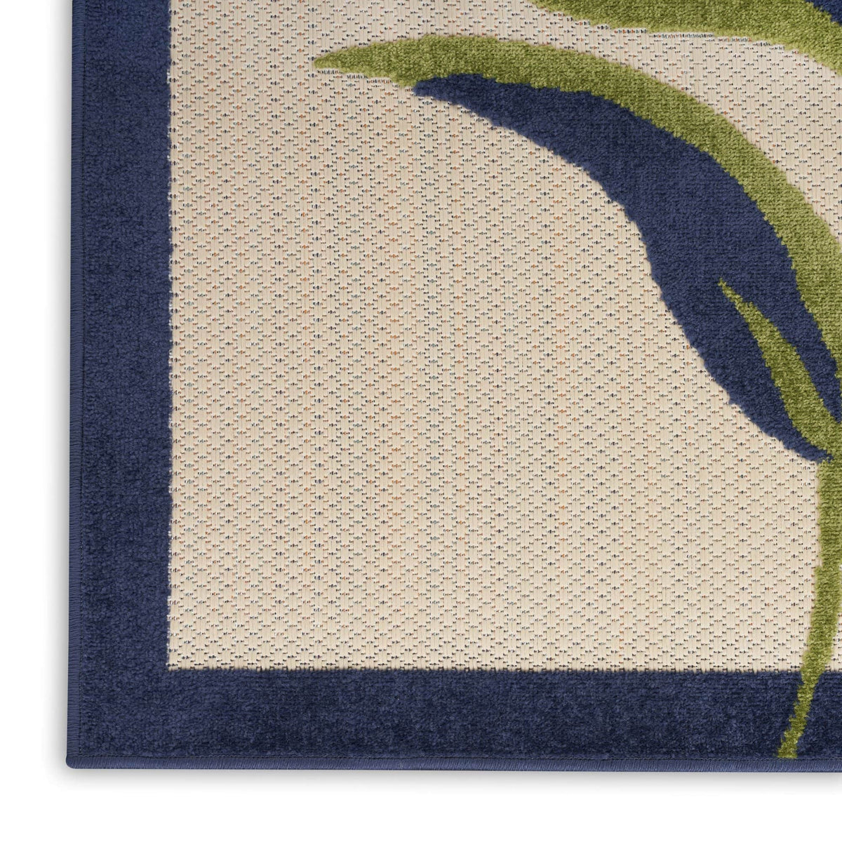 Multicolor Contemporary Indoor Outdoor Floral Area Rug