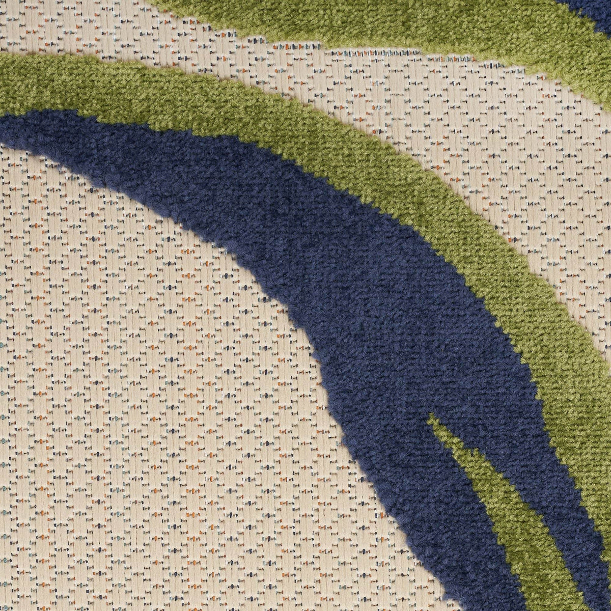Multicolor Contemporary Indoor Outdoor Floral Area Rug