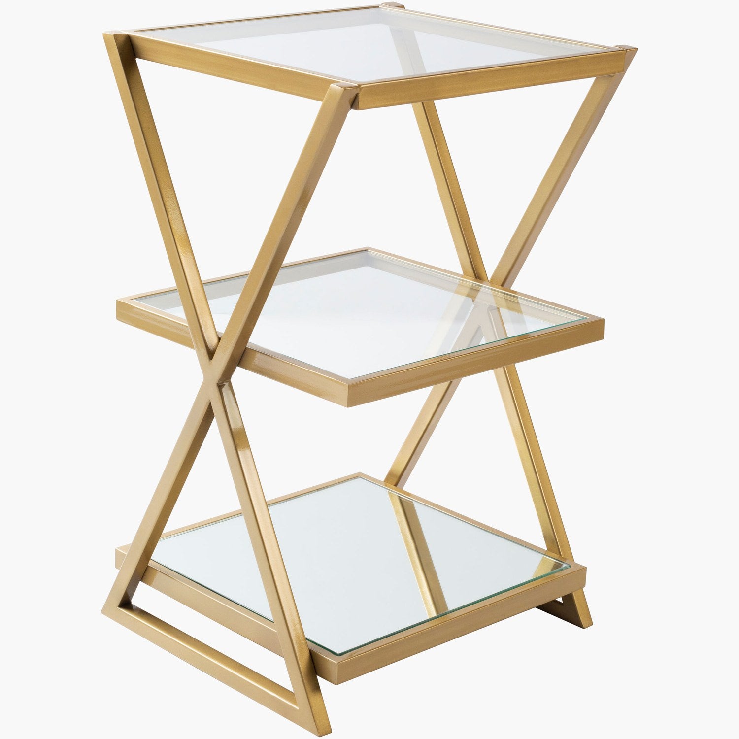 Aliya End Table in Clear