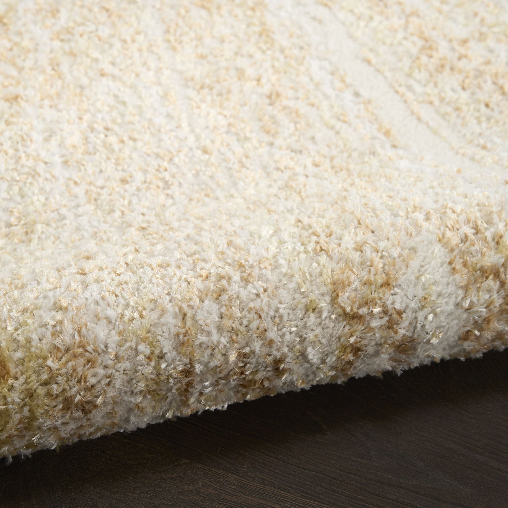 Ivory Gold Modern Indoor Abstract Ambiance Area Rug