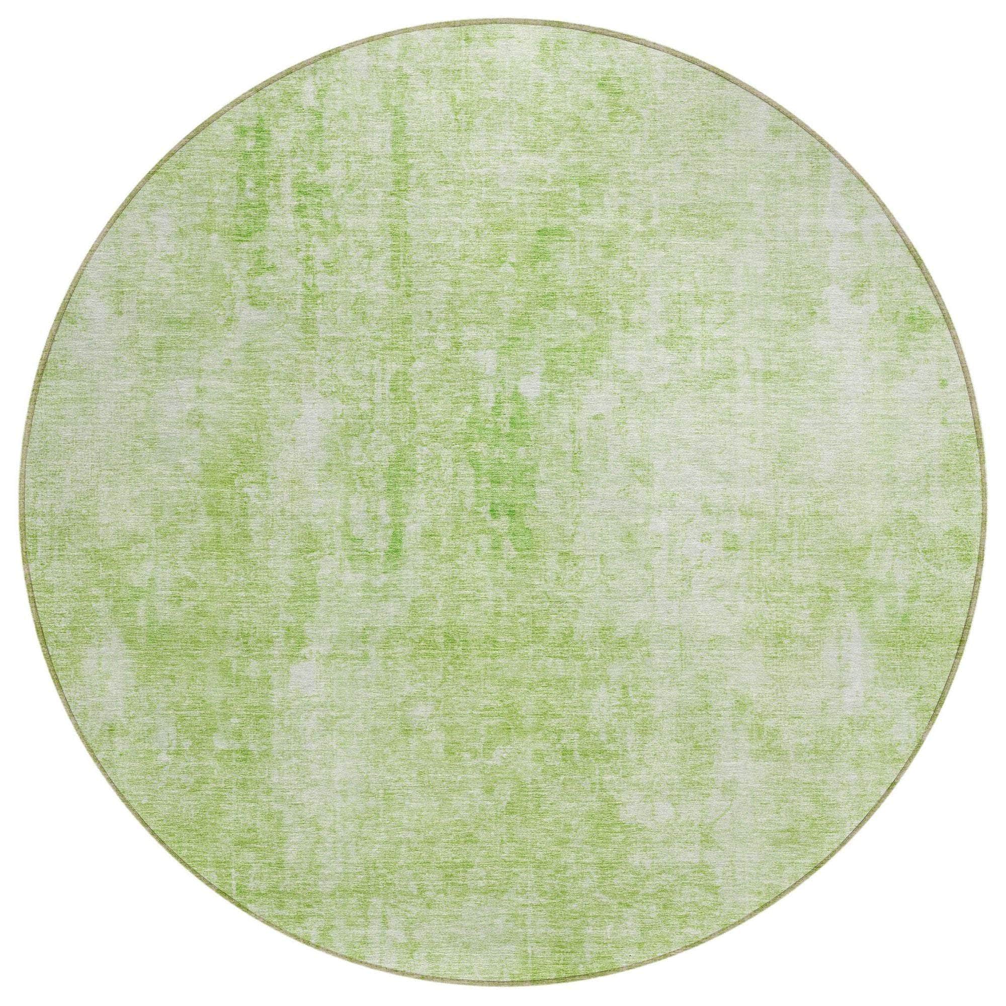 Machine Made ACN656 Aloe Green Rugs #color_aloe green