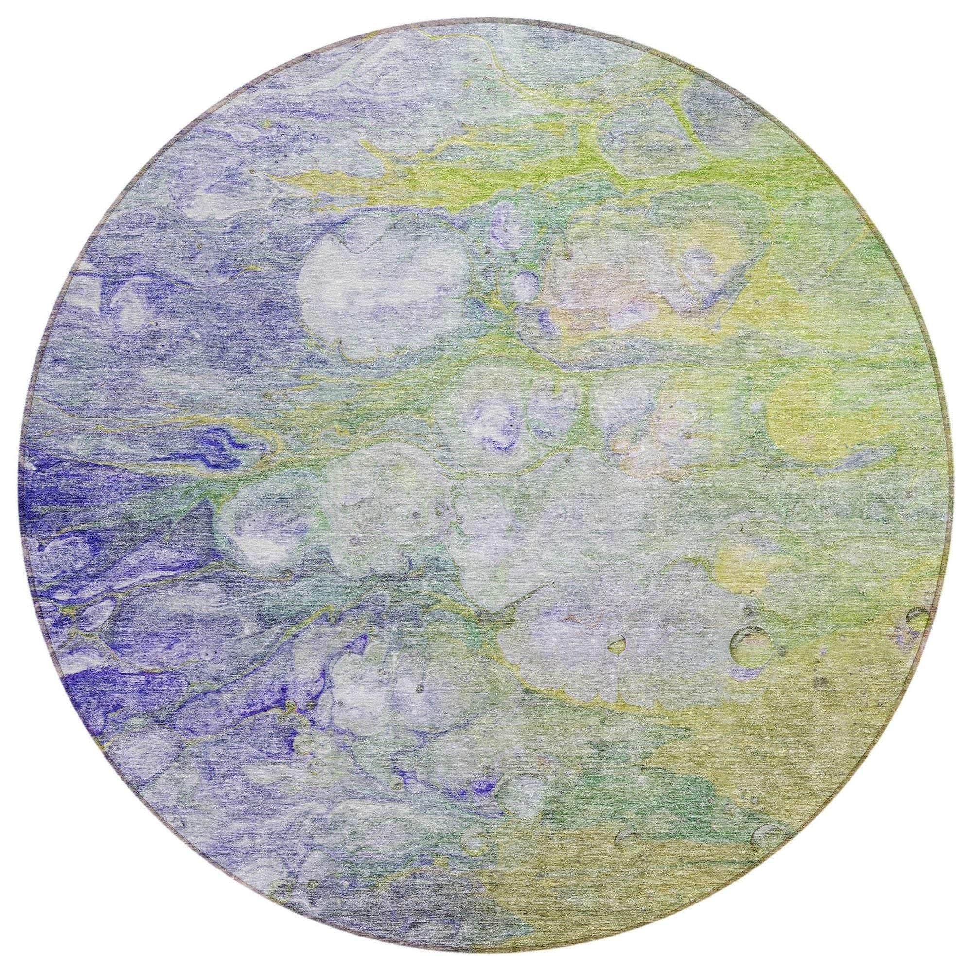 Machine Made ACN698 Aloe Green Rugs #color_aloe green