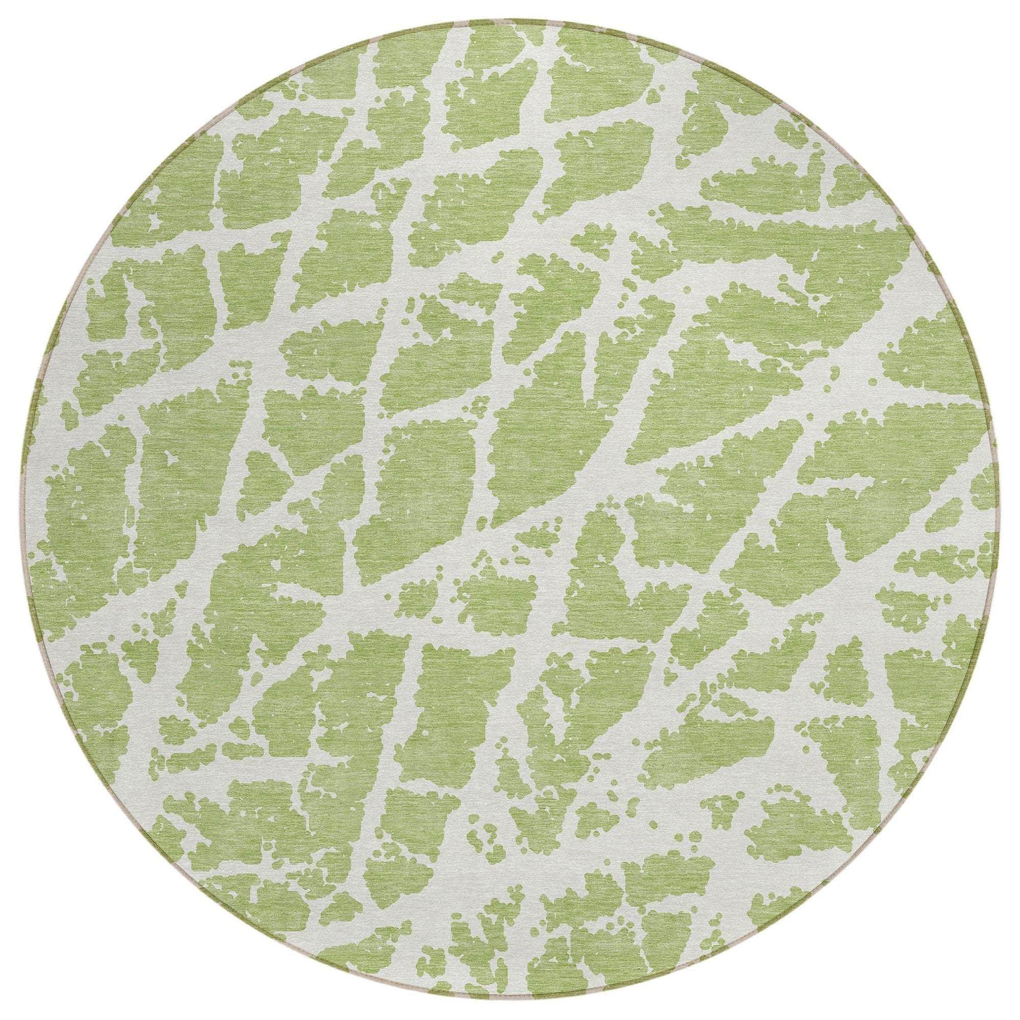 Machine Made ACN501 Aloe Green Rugs #color_aloe green