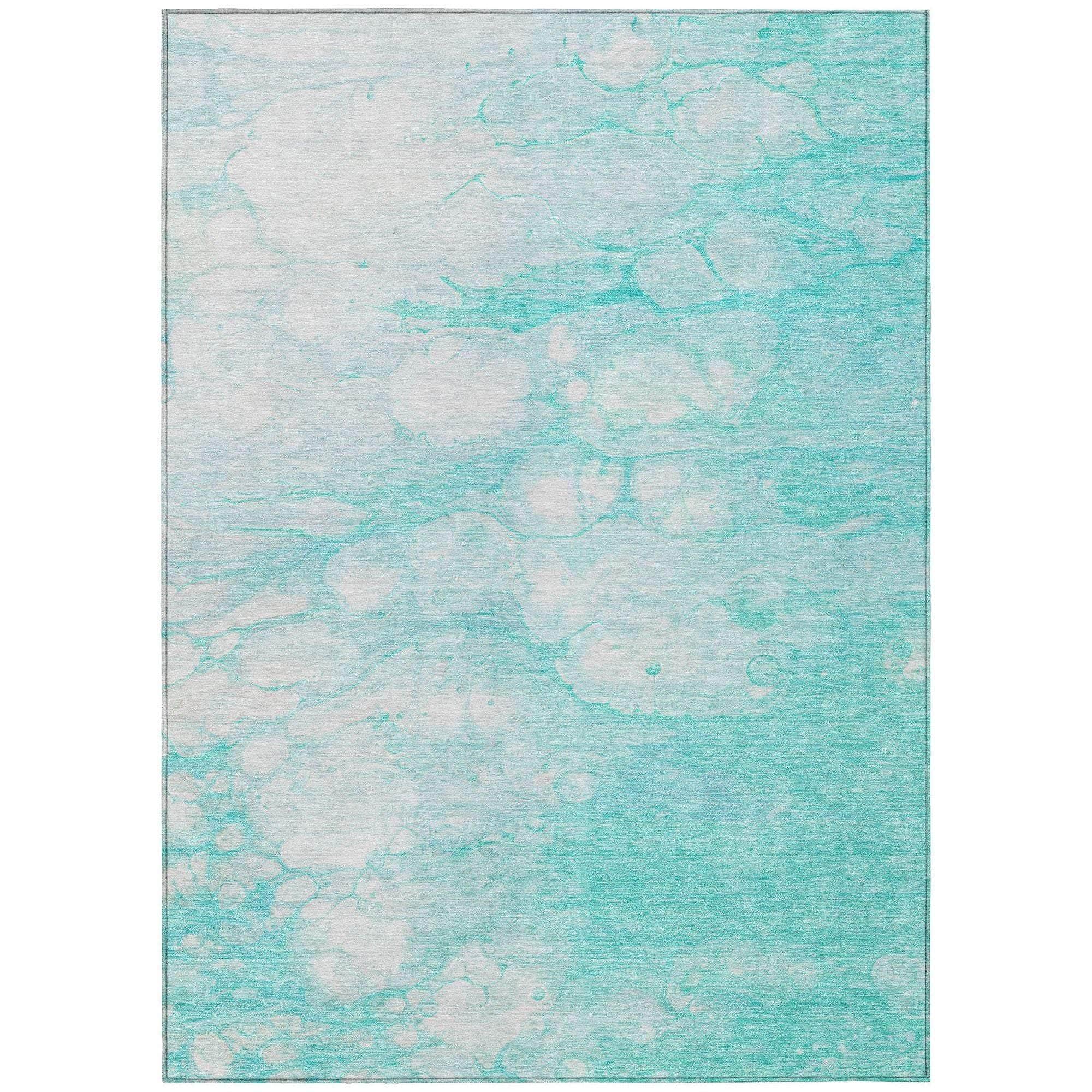 Machine Made ACN699 Aqua Teal Rugs #color_aqua teal