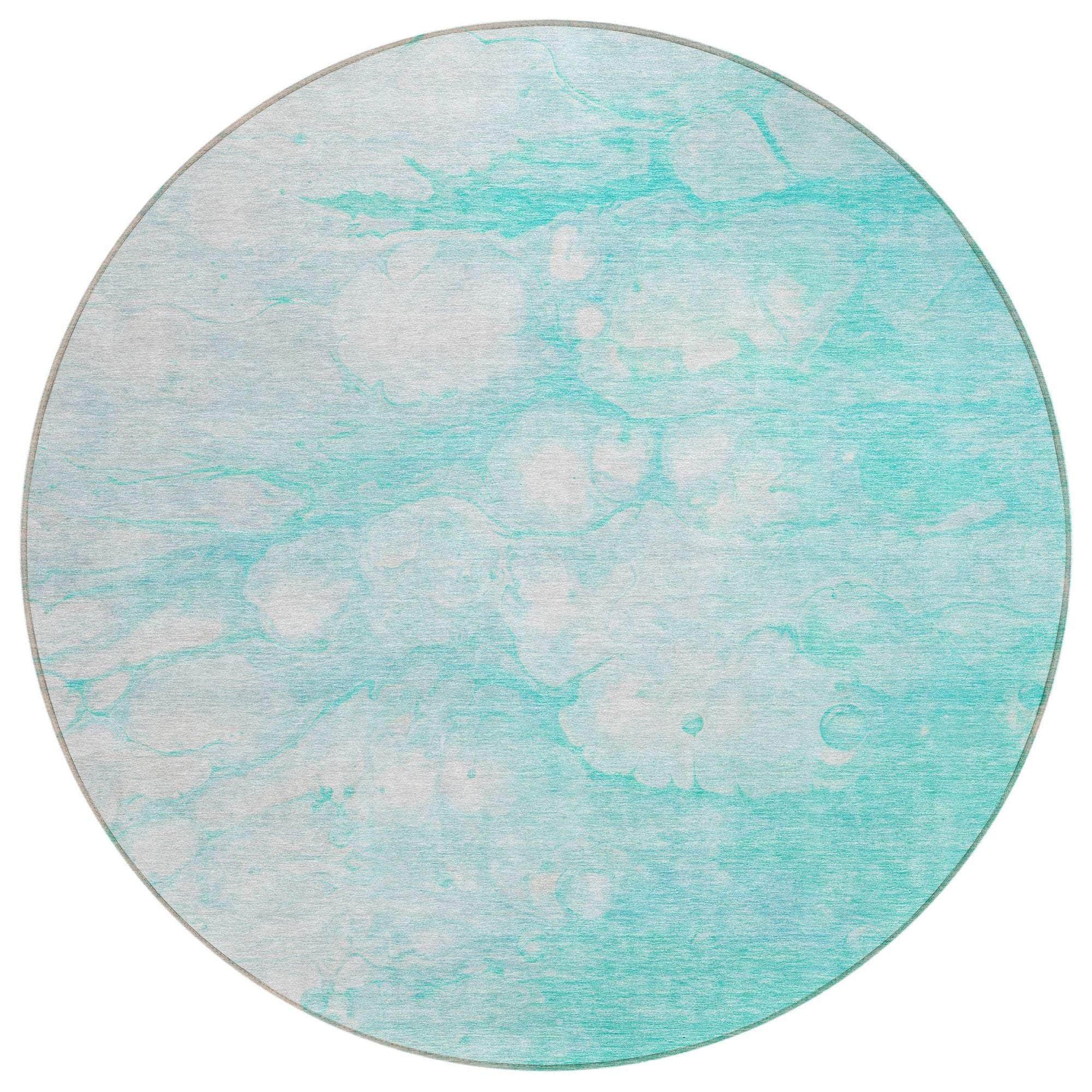 Machine Made ACN699 Aqua Teal Rugs #color_aqua teal