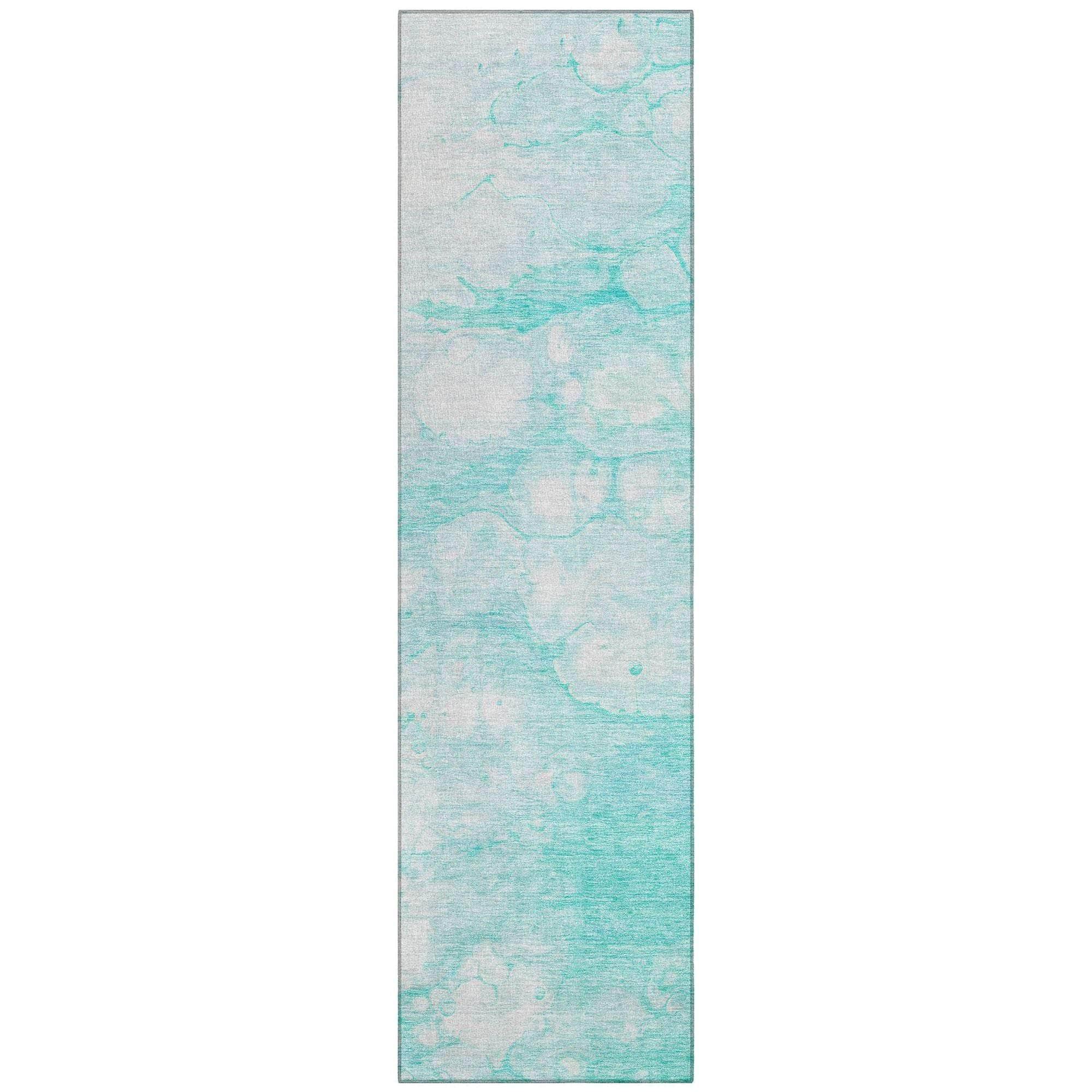Machine Made ACN699 Aqua Teal Rugs #color_aqua teal