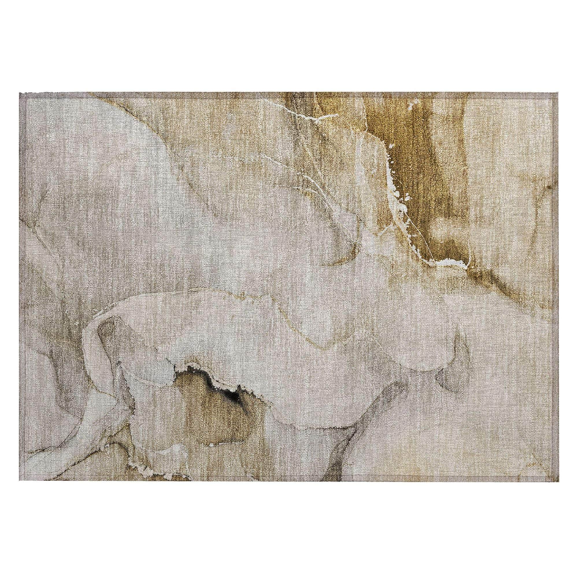 Machine Made ACN521 Beige Brown Rugs #color_beige brown
