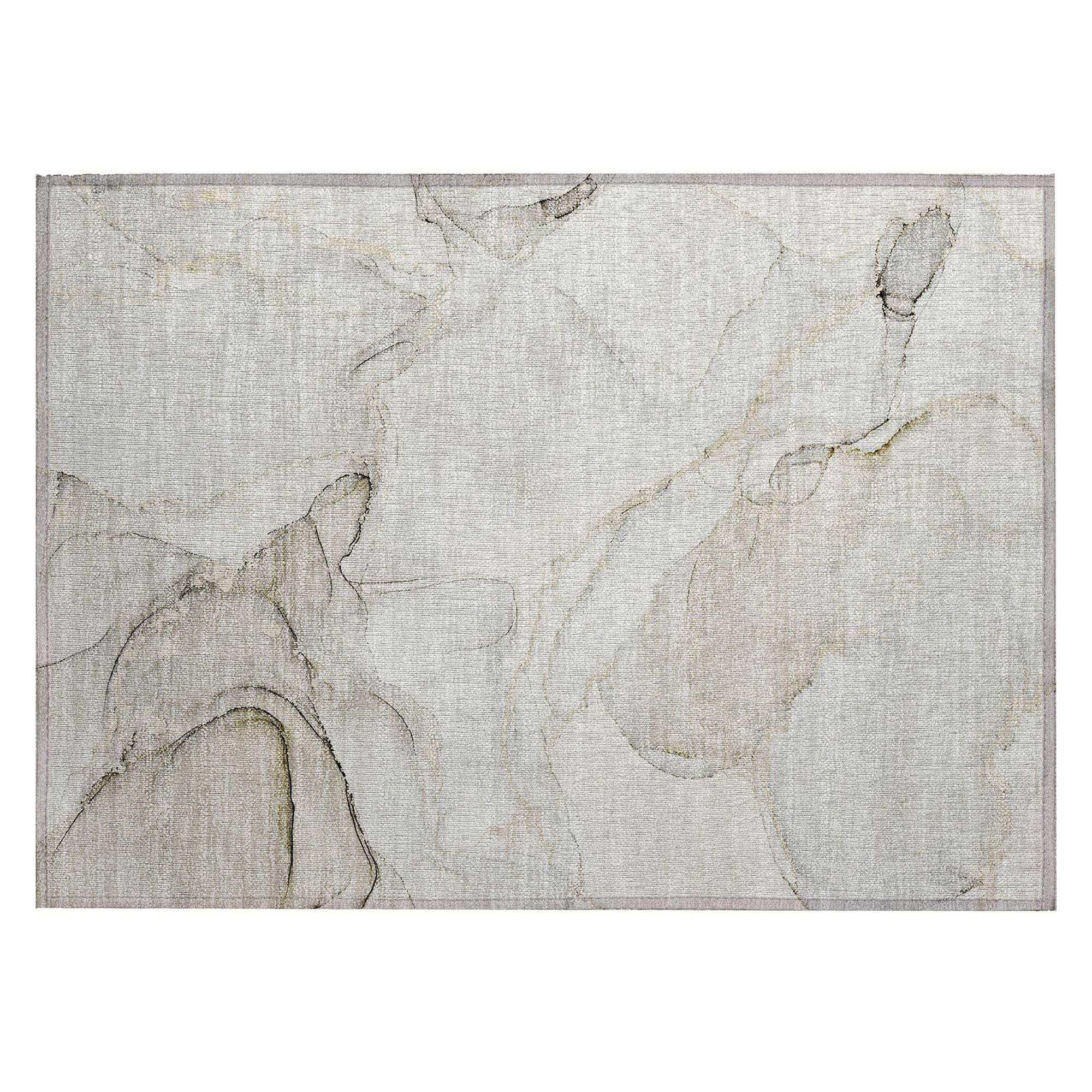 Machine Made ACN523 Beige Brown Rugs #color_beige brown