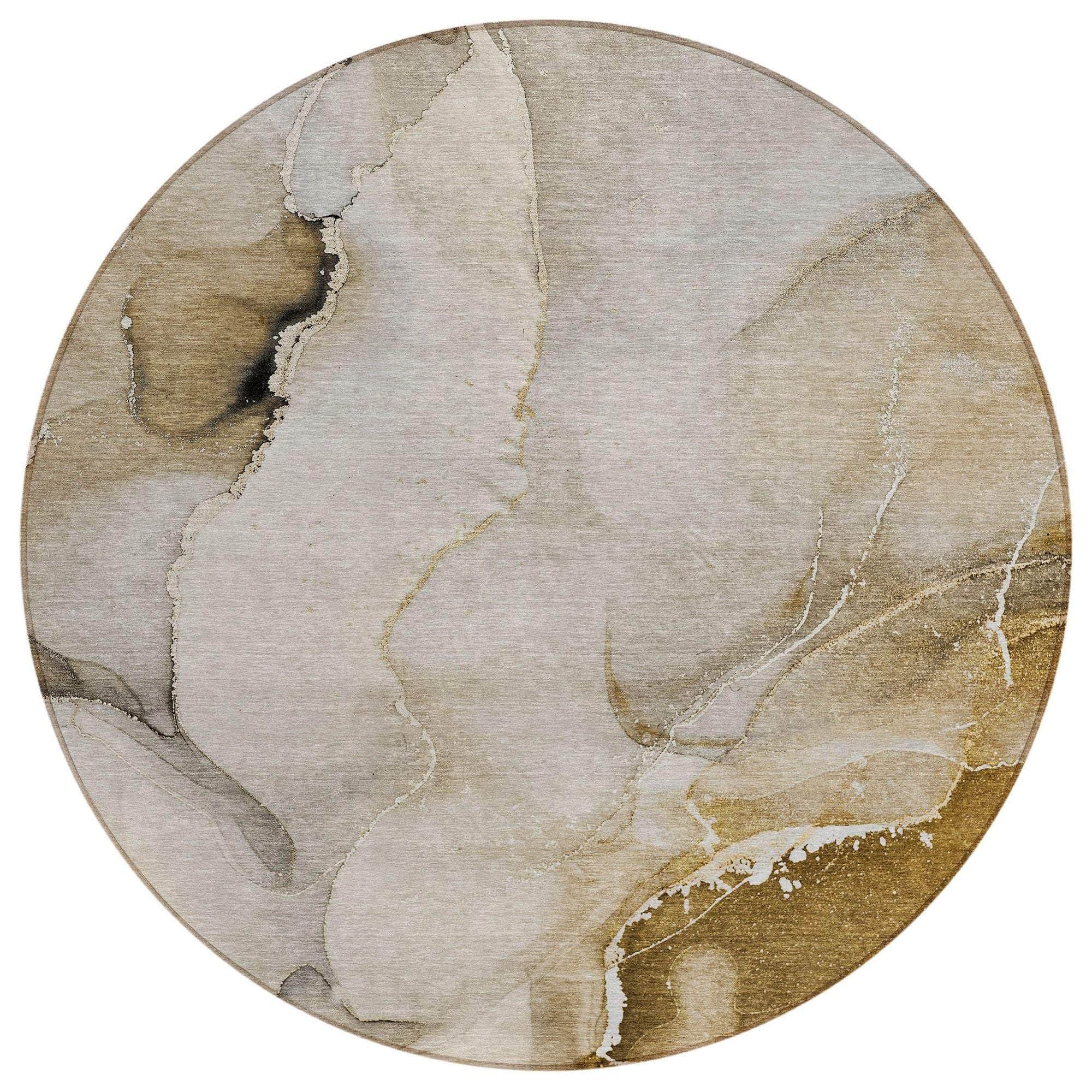Machine Made ACN521 Beige Brown Rugs #color_beige brown