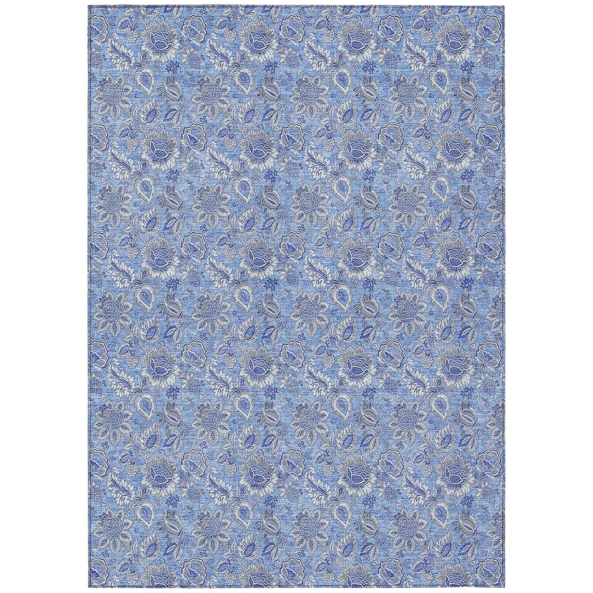 Machine Made ACN662 Blue  Rugs #color_blue 