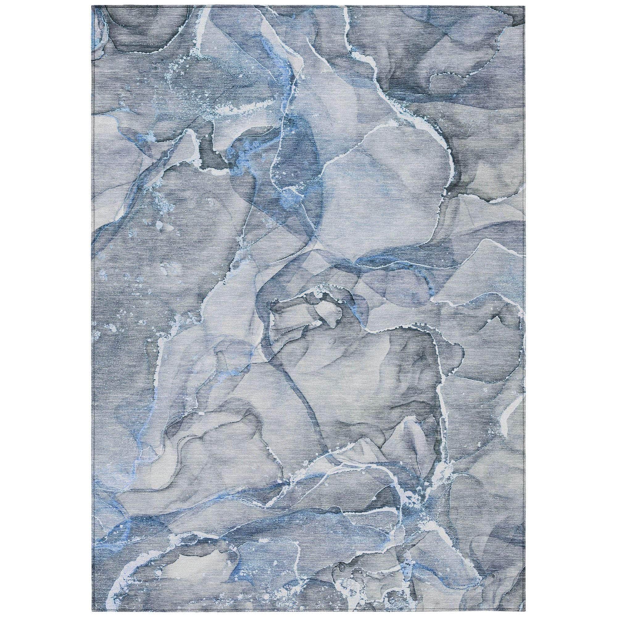 Machine Made ACN519 Blue  Rugs #color_blue 