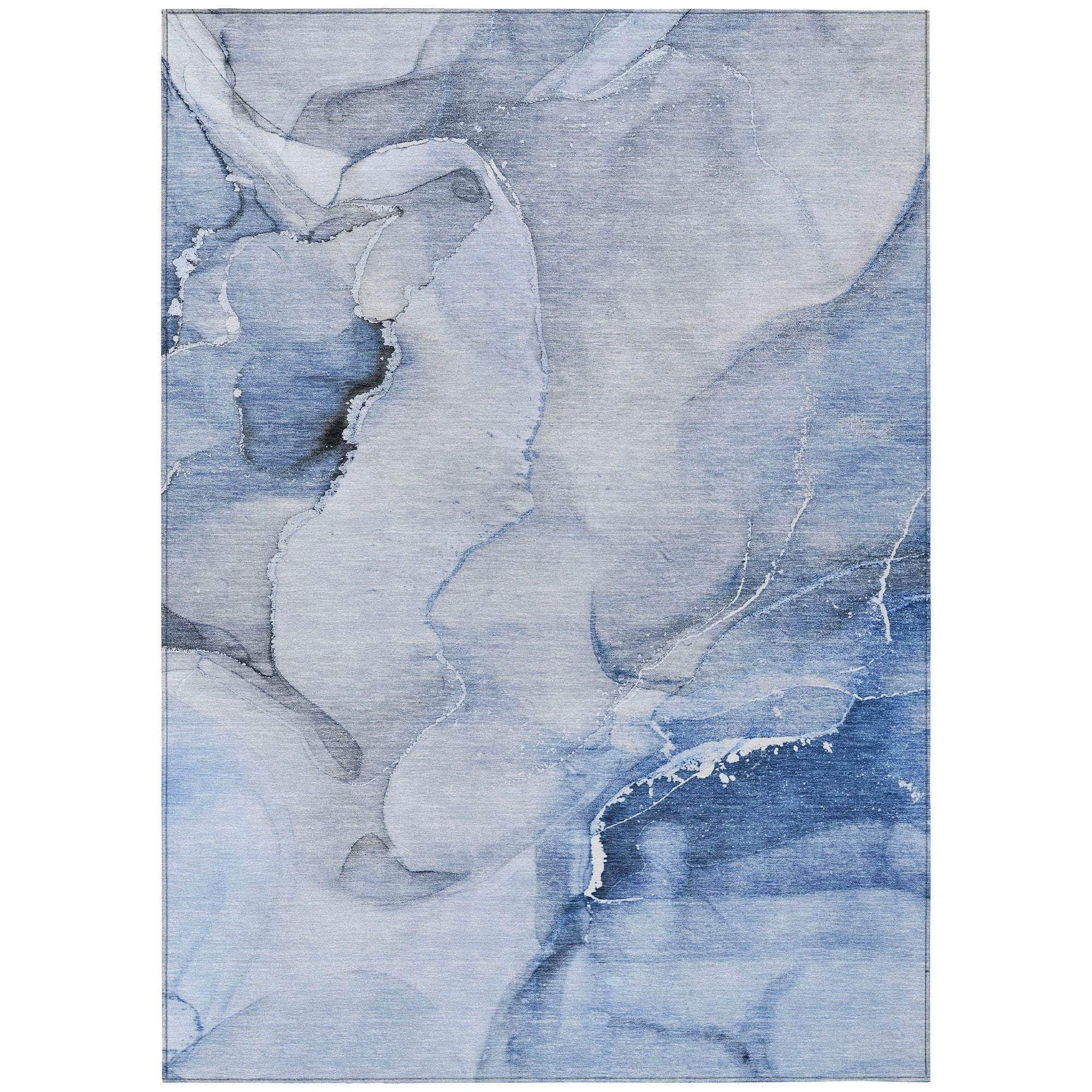 Machine Made ACN521 Blue  Rugs #color_blue 