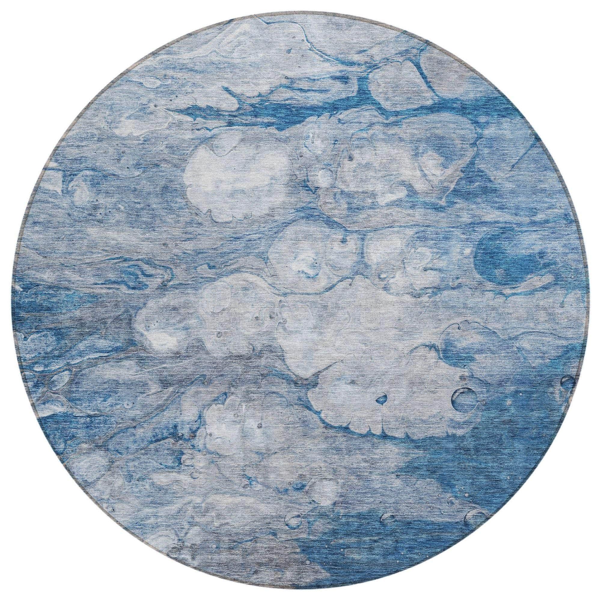 Machine Made ACN698 Blue  Rugs #color_blue 