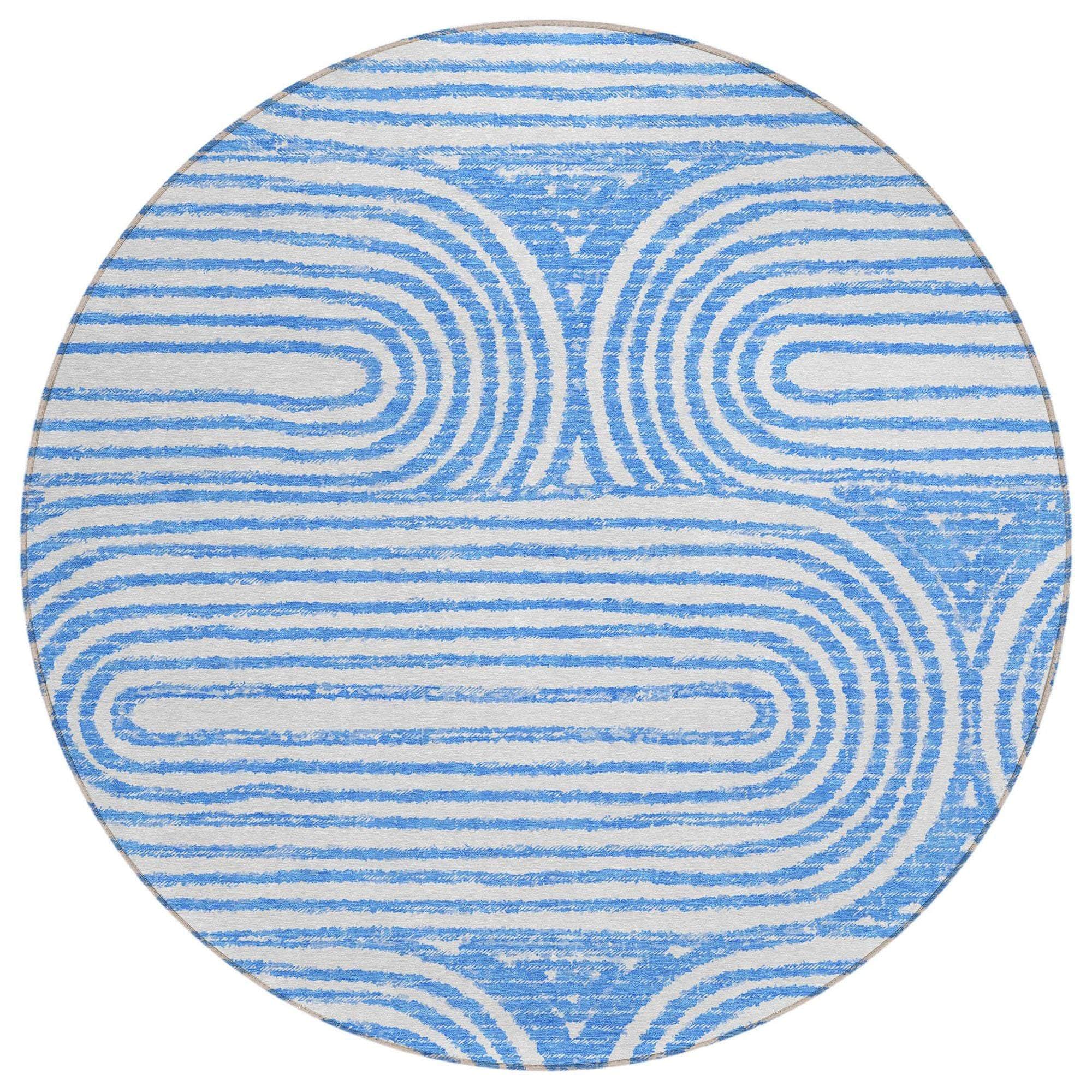 Machine Made ACN540 Blue  Rugs #color_blue 