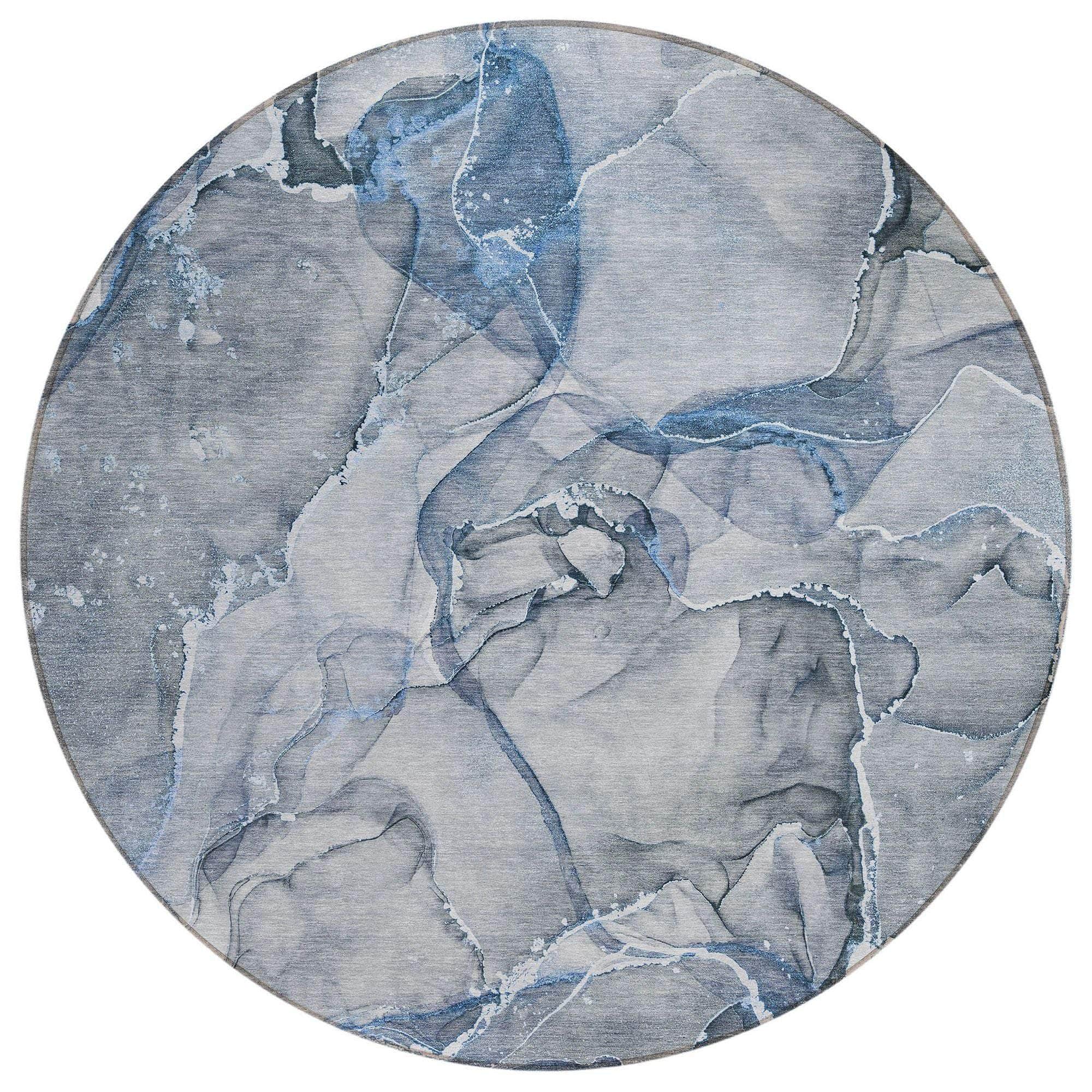 Machine Made ACN519 Blue  Rugs #color_blue 