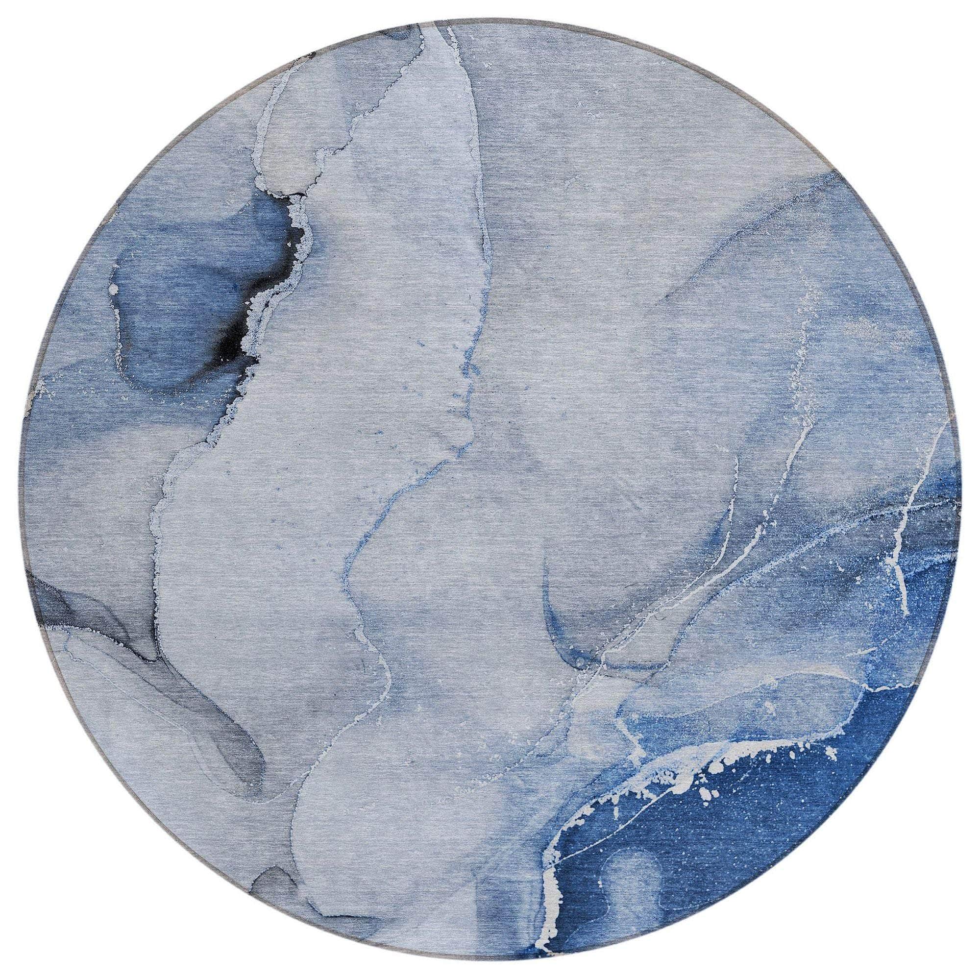 Machine Made ACN521 Blue  Rugs #color_blue 
