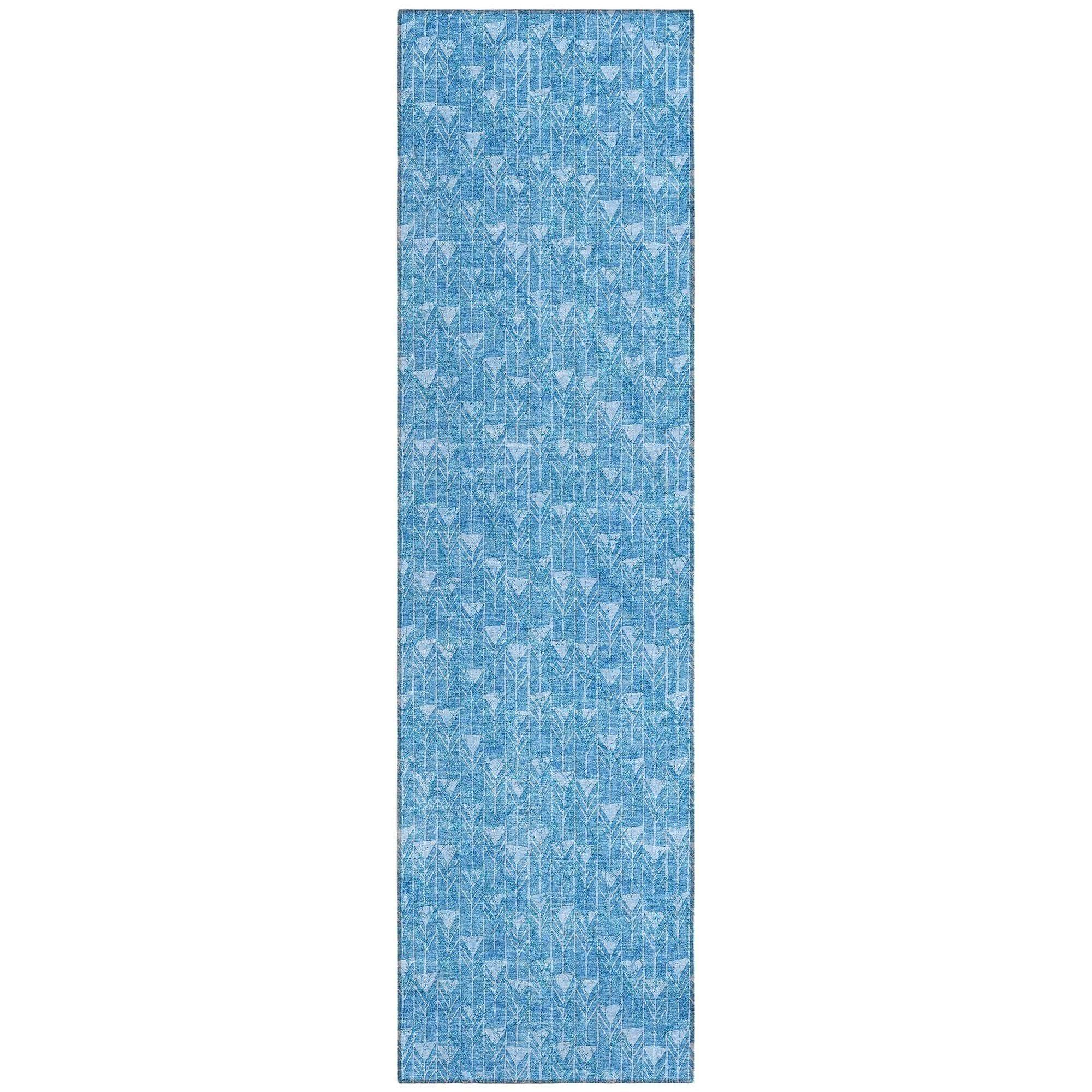 Machine Made ACN514 Blue  Rugs 