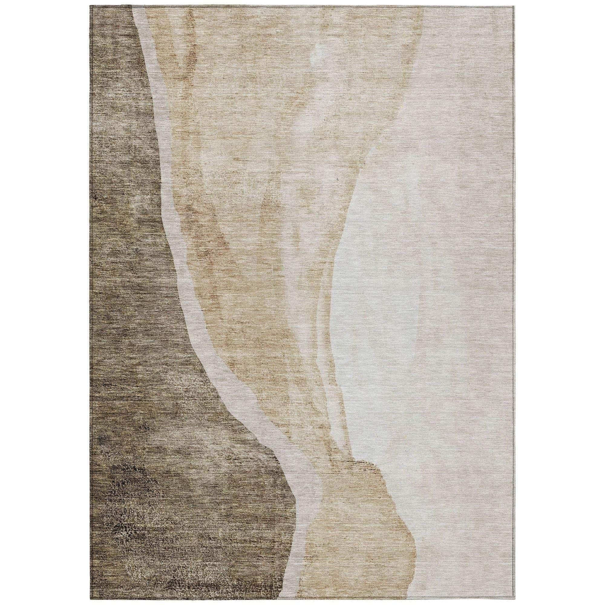 Machine Made ACN667 Brown  Rugs #color_brown 