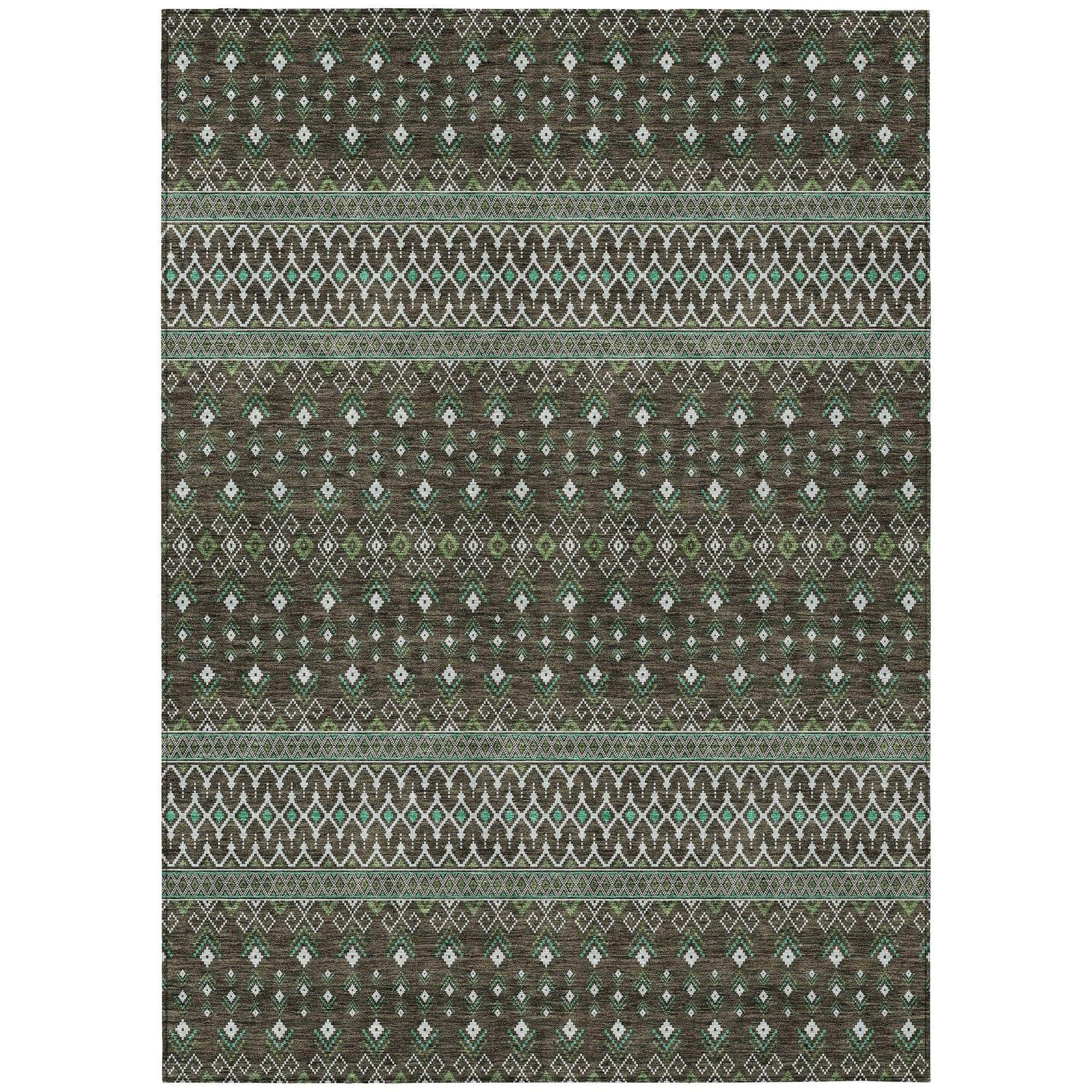 Machine Made ACN708 Brown  Rugs #color_brown 