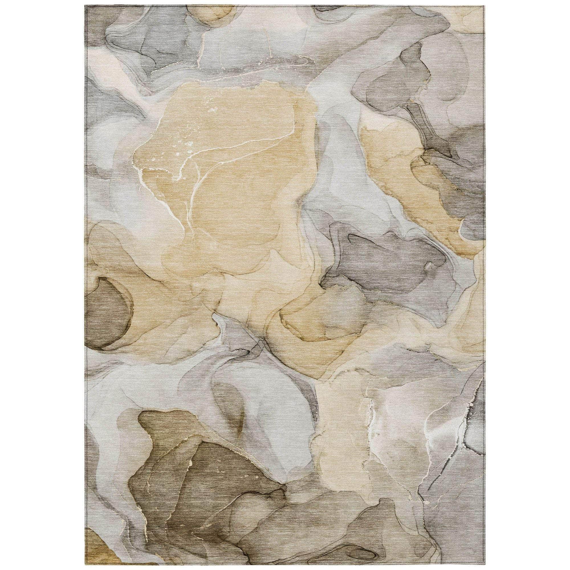 Machine Made ACN504 Brown  Rugs #color_brown 