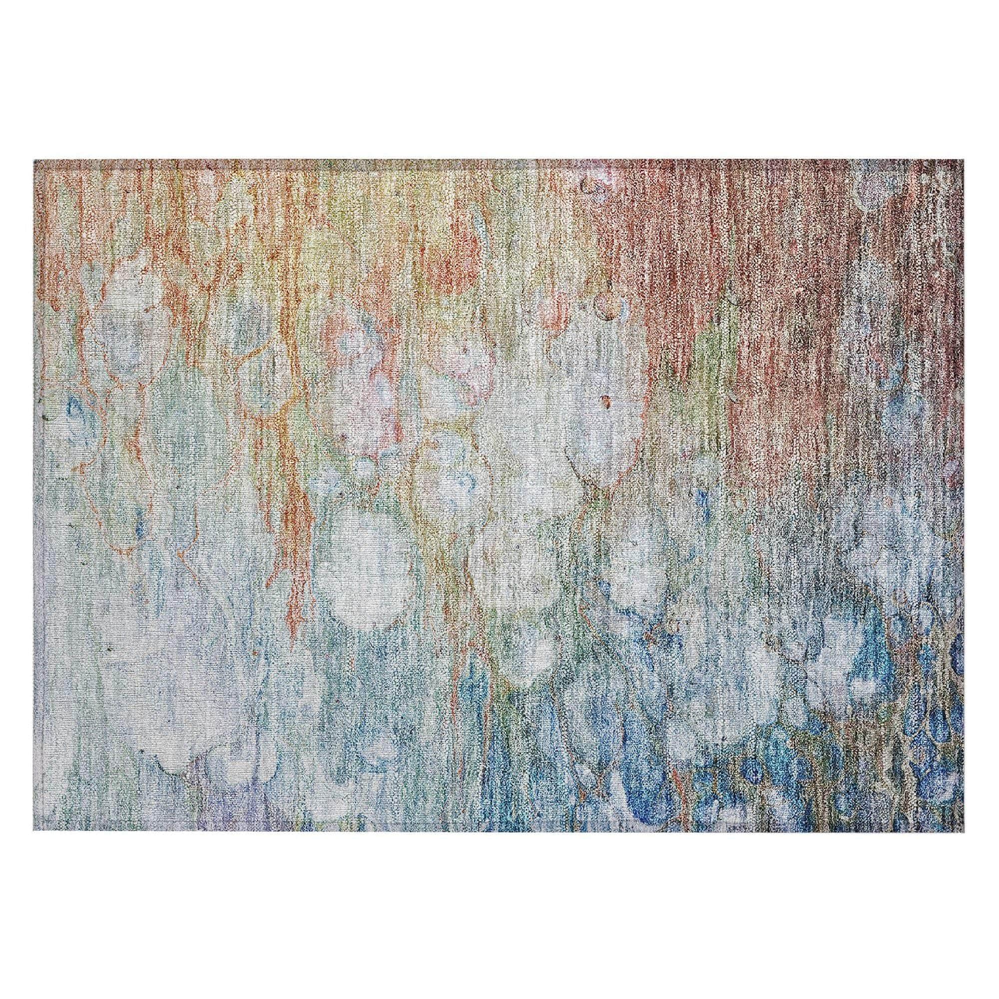 Machine Made ACN698 Coral Orange Rugs #color_coral orange