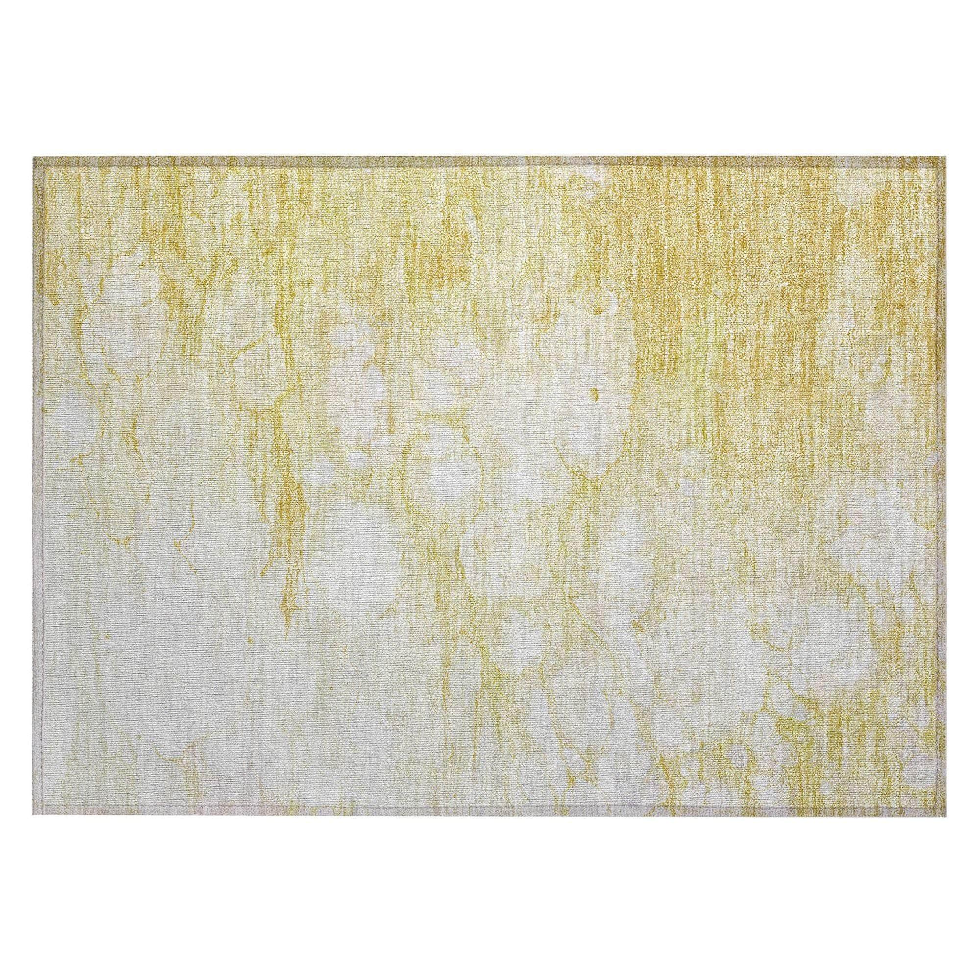 Machine Made ACN699 Gold  Rugs #color_gold 