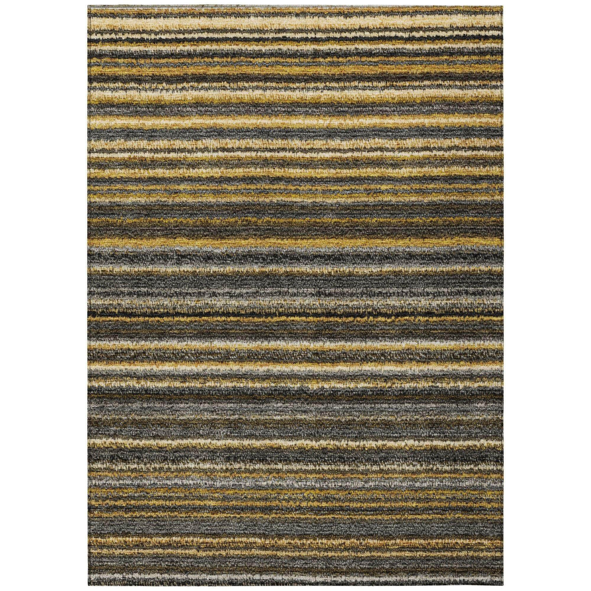 Machine Made ACN598 Gold  Rugs #color_gold 