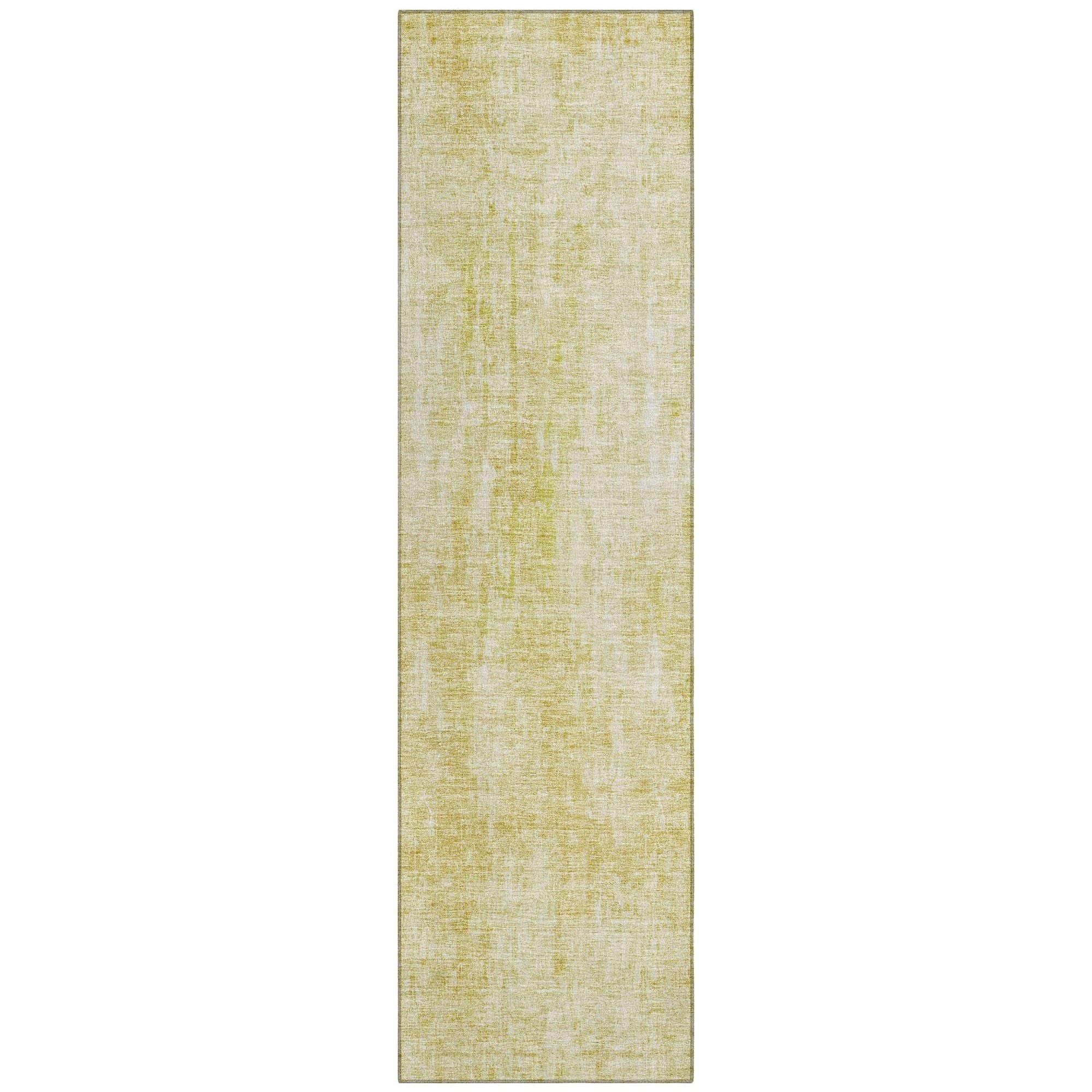 Machine Made ACN656 Gold  Rugs #color_gold 