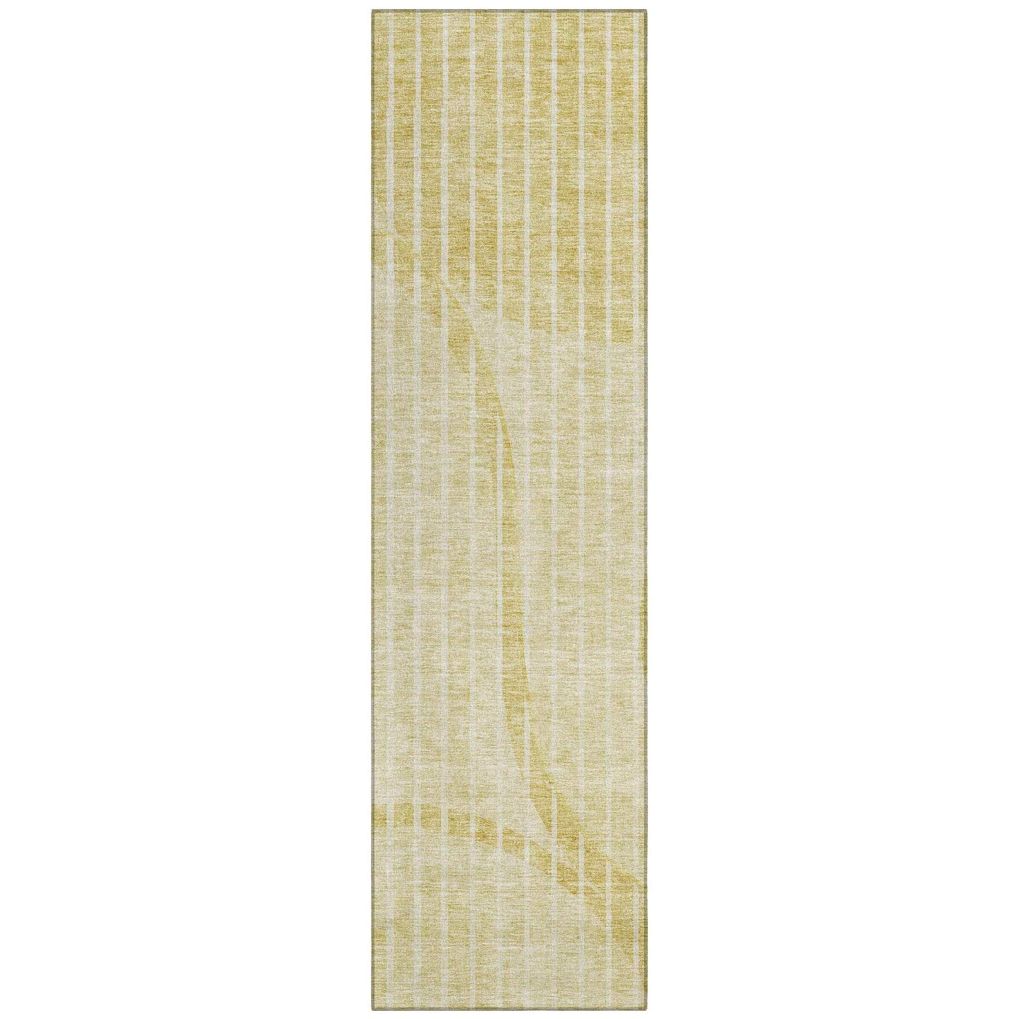 Machine Made ACN723 Gold  Rugs #color_gold 