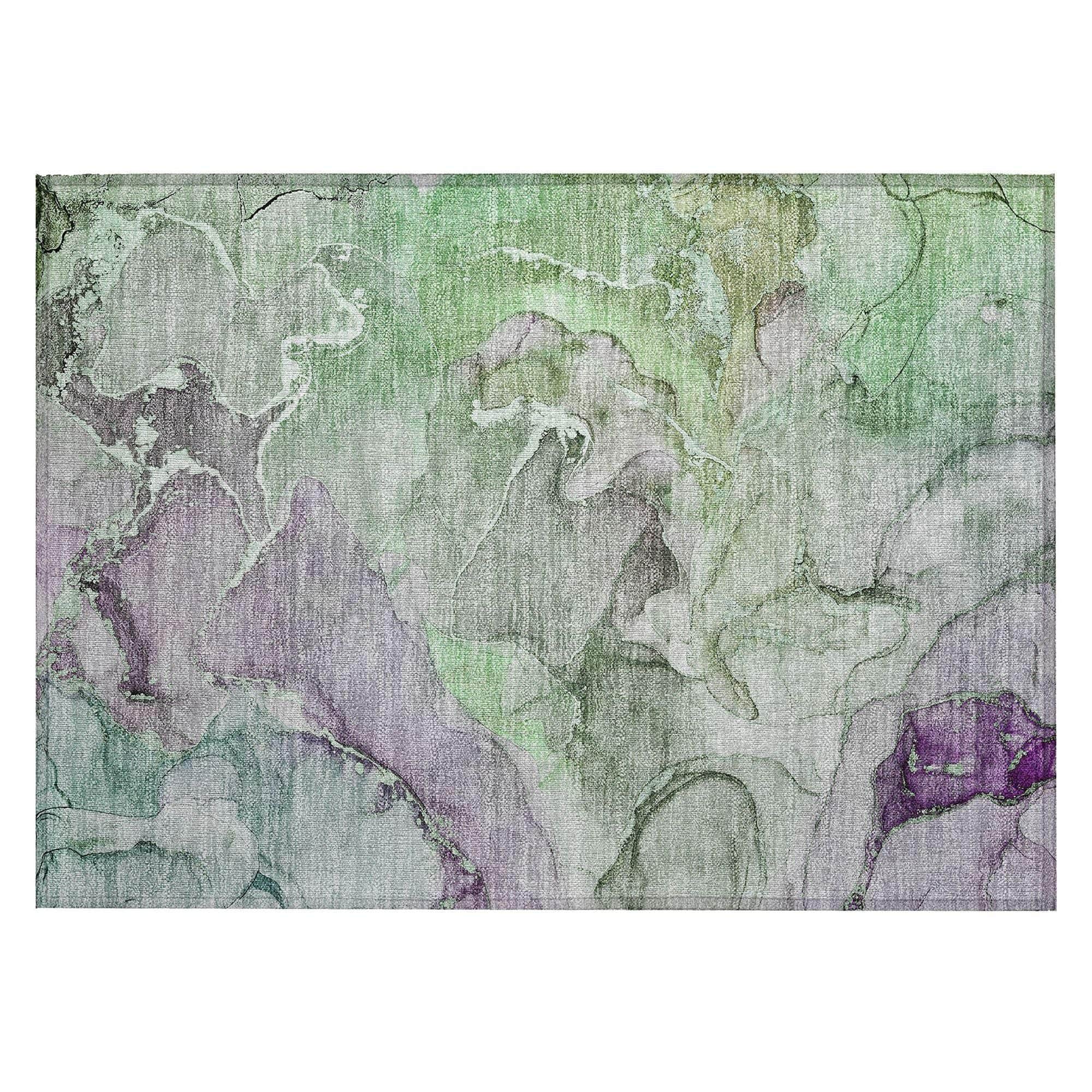 Machine Made ACN500 Green  Rugs #color_green 