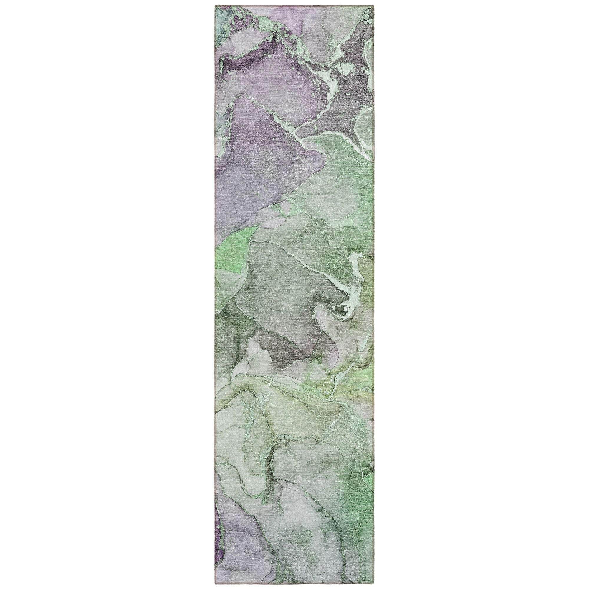 Machine Made ACN500 Green  Rugs #color_green 