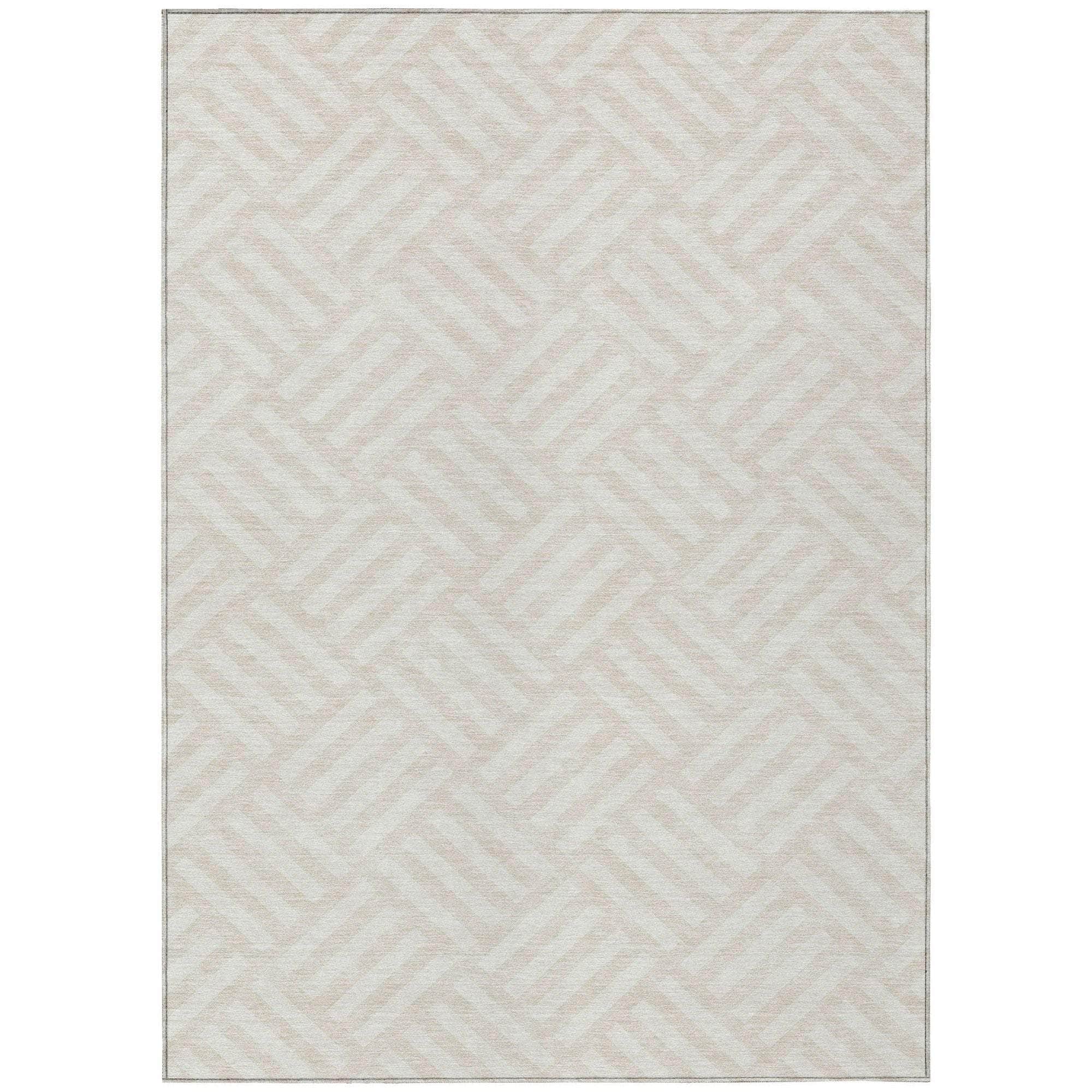 Machine Made ACN620 Ivory  Rugs #color_ivory 