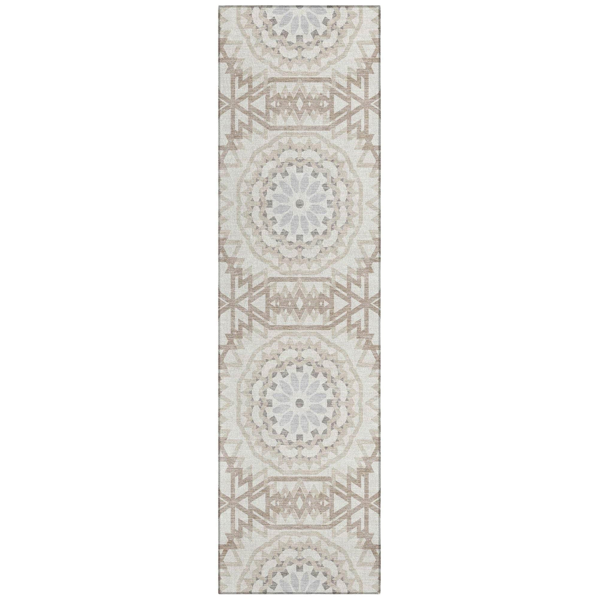 Machine Made ACN619 Ivory  Rugs #color_ivory 