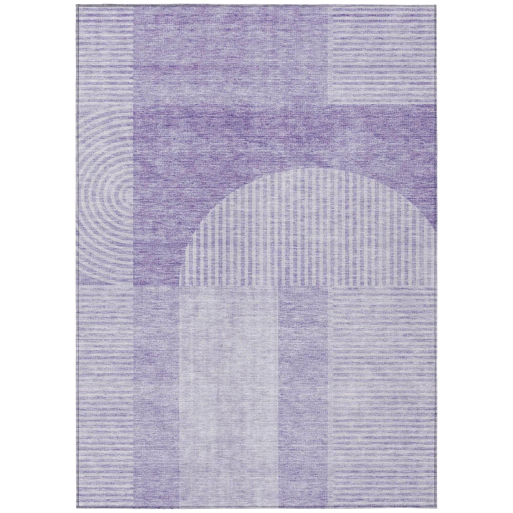Machine Made ACN711 Lavender Purple Rugs #color_lavender purple