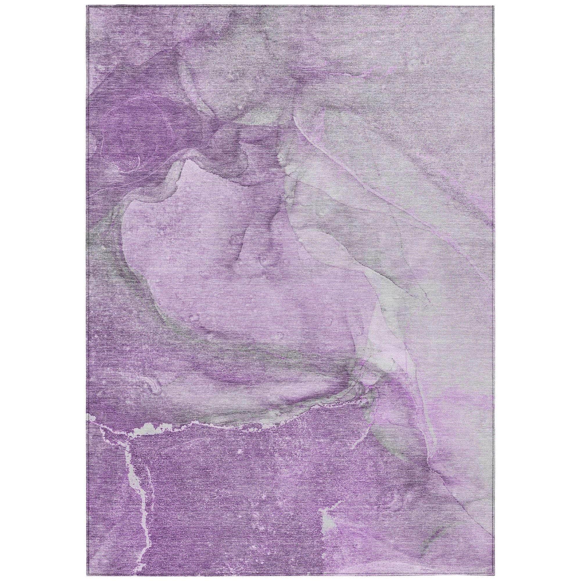 Machine Made ACN524 Lilac Purple Rugs #color_lilac purple